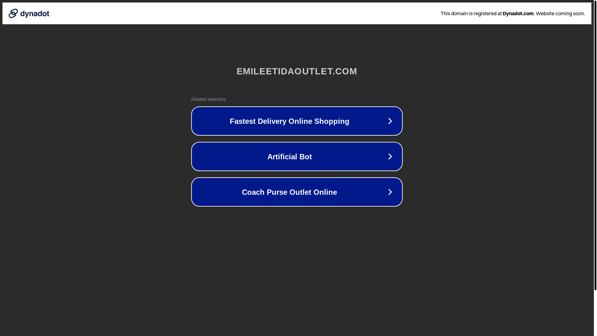 website screenshot of https://emileetidaoutlet.com/