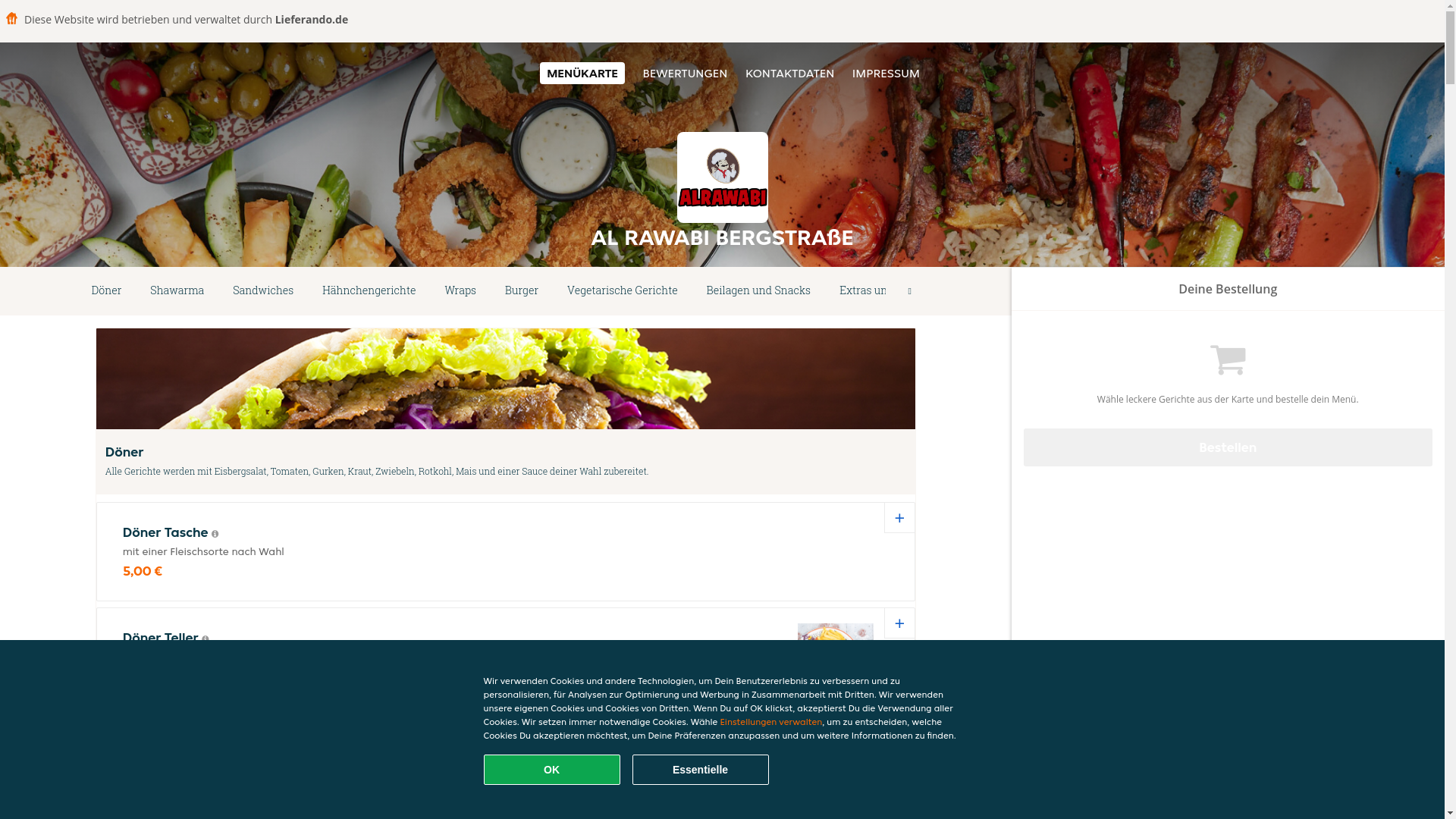 website screenshot of https://alrawabi-marl.de/