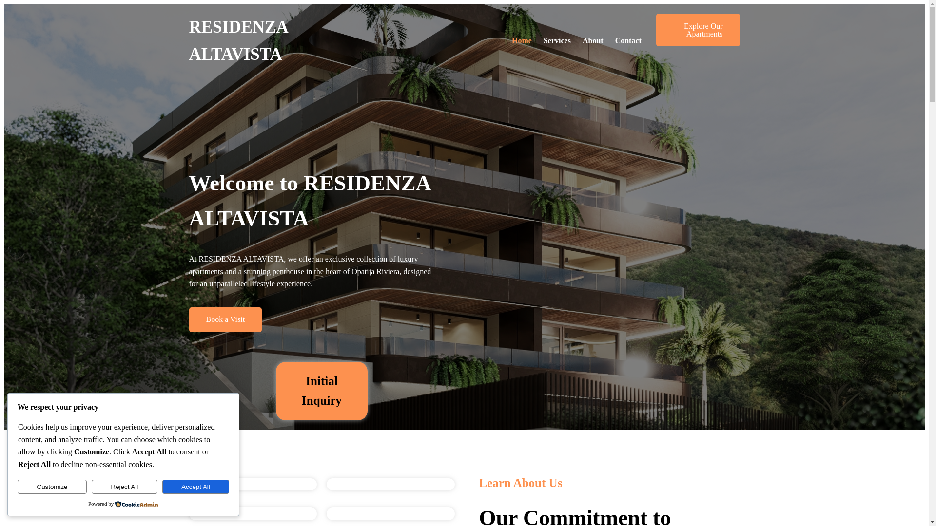 website screenshot of https://altavista.hr/