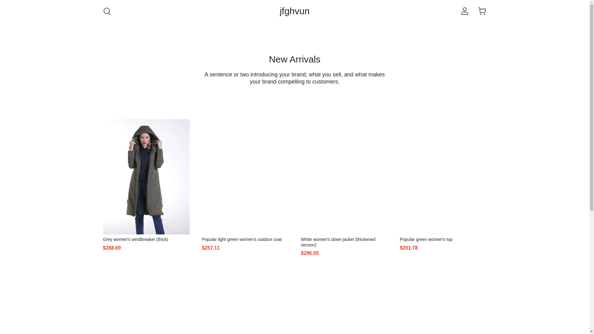 website screenshot of https://jfghvun.shop/