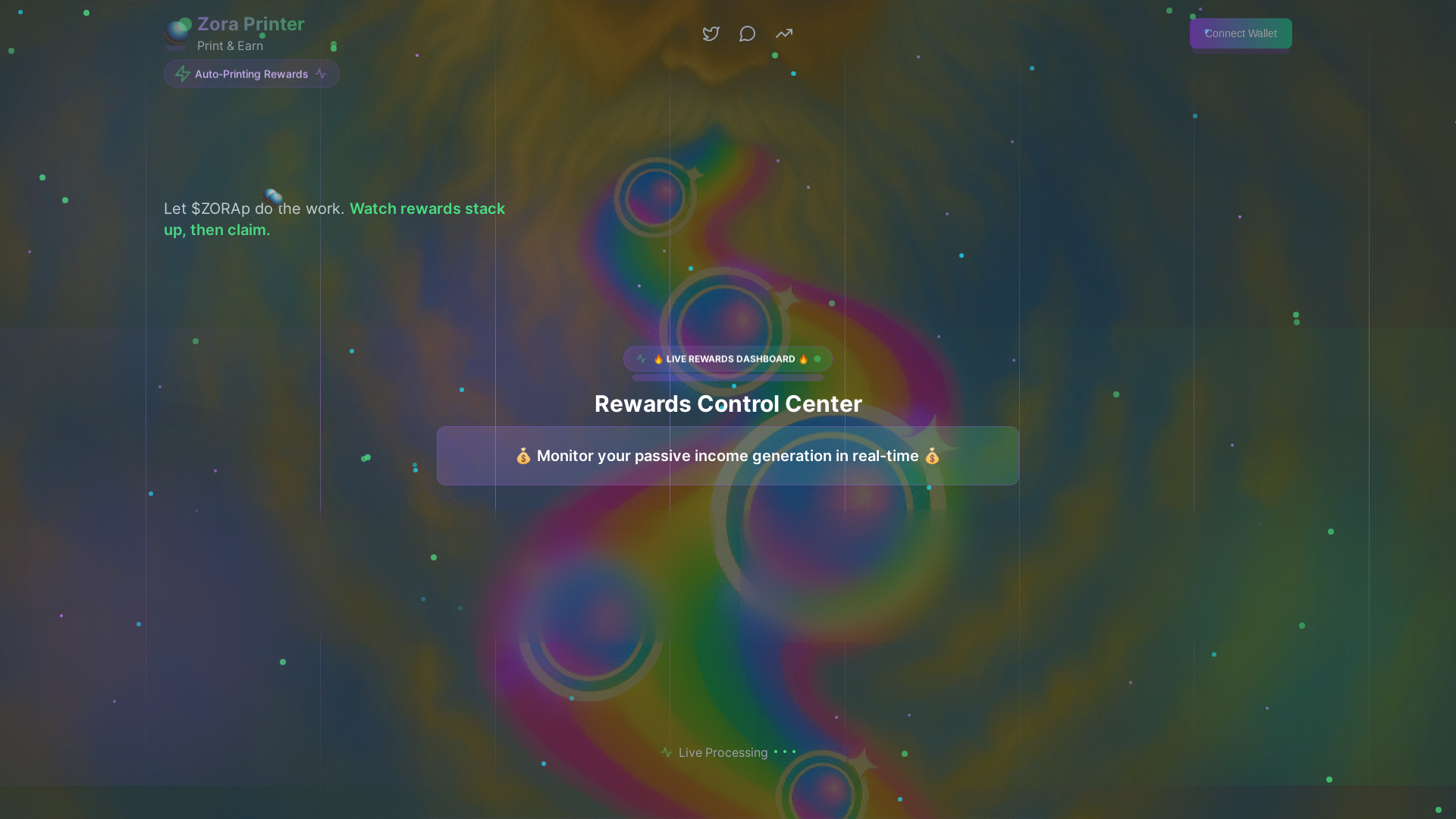website screenshot of https://zoraprinter.com/