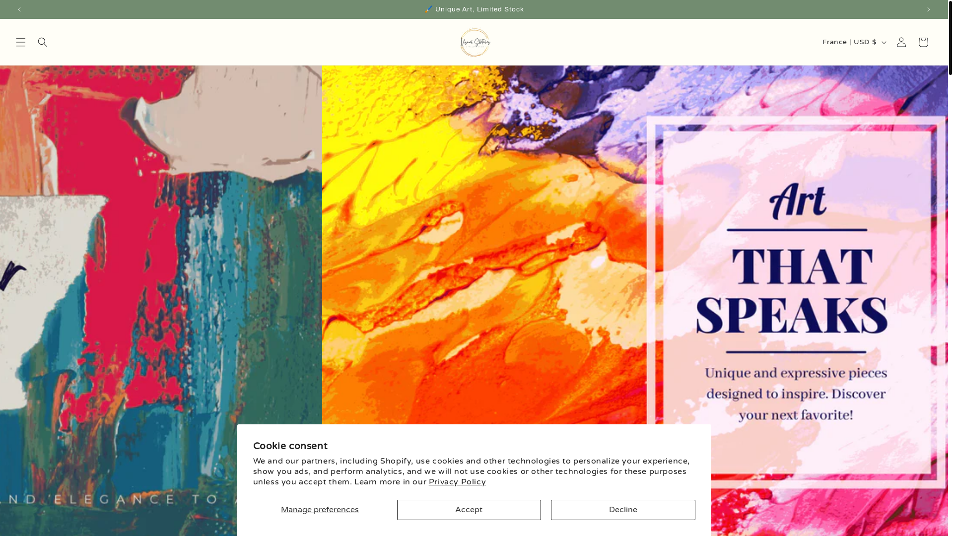 website screenshot of https://rpsketches.com/