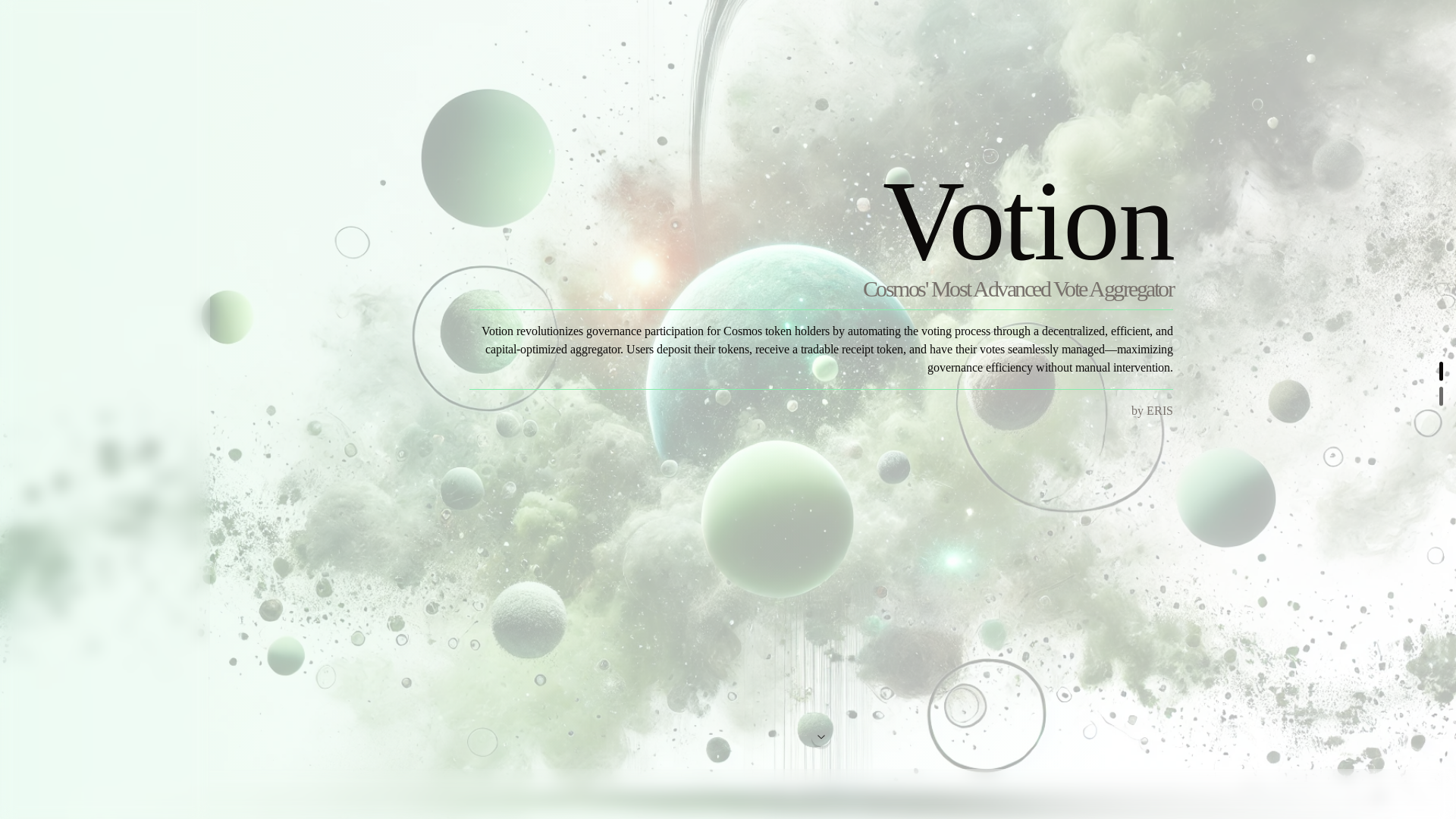 website screenshot of https://votion-frontend.pages.dev/