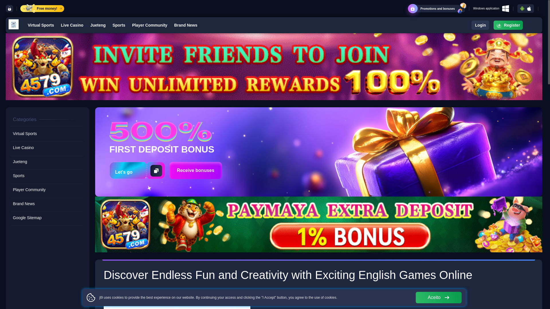 website screenshot of https://luckyjl9.com/