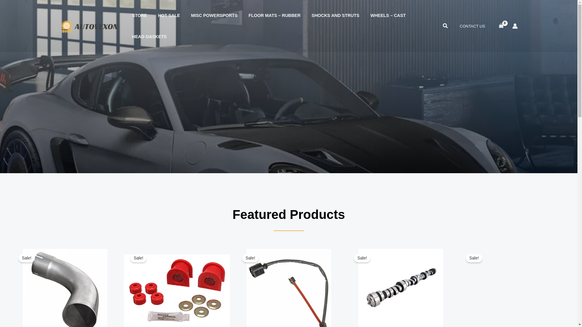 website screenshot of https://autovexon.com/