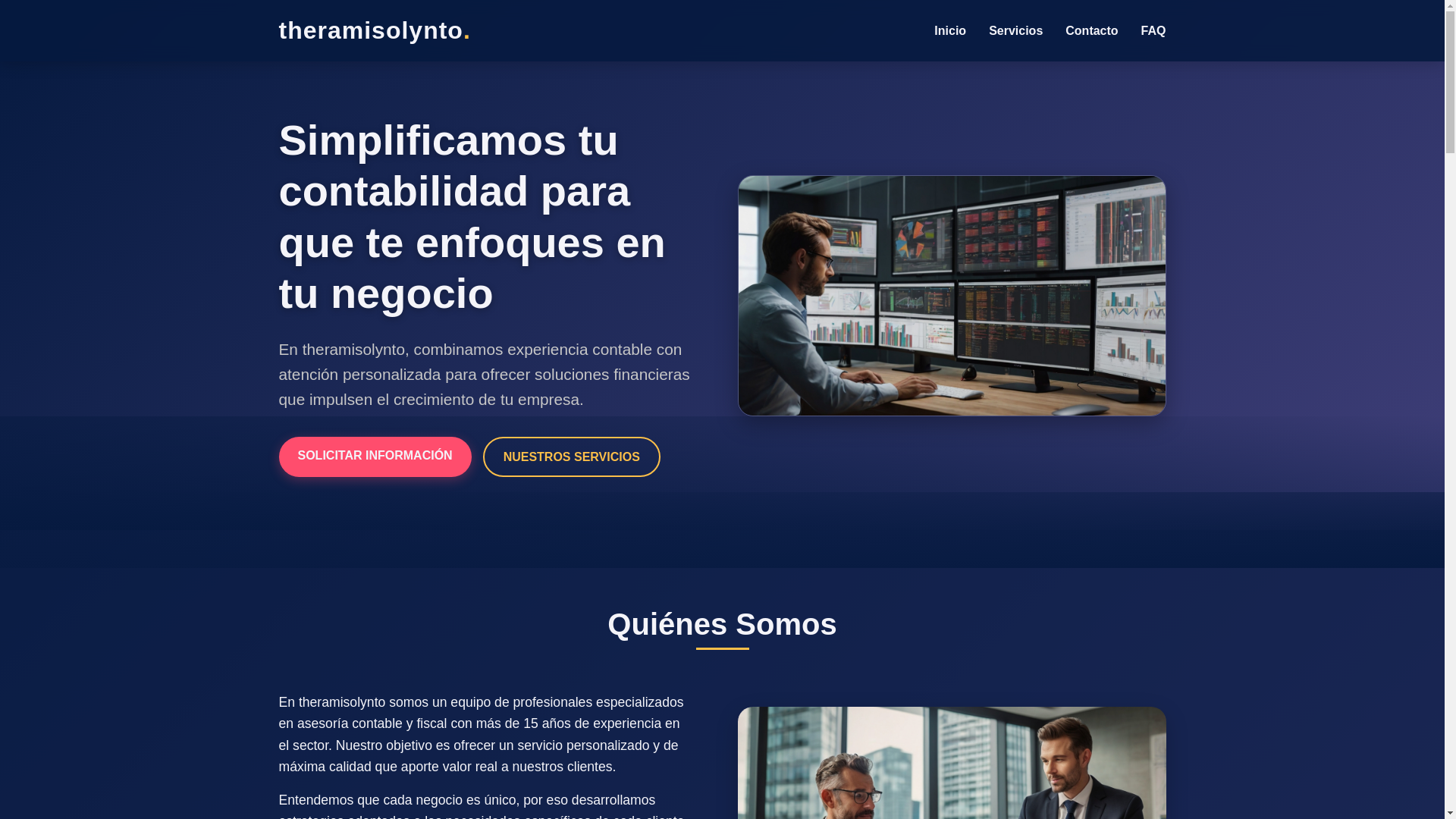 website screenshot of https://theramisolynto.com/