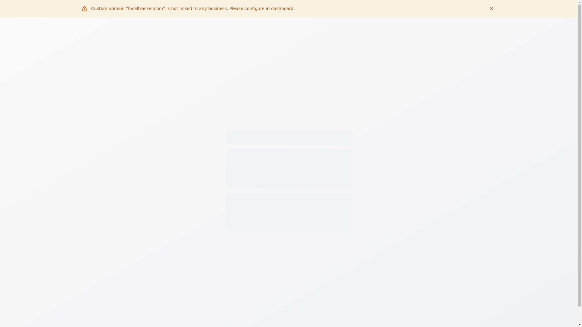 website screenshot of https://focaltracker.com/