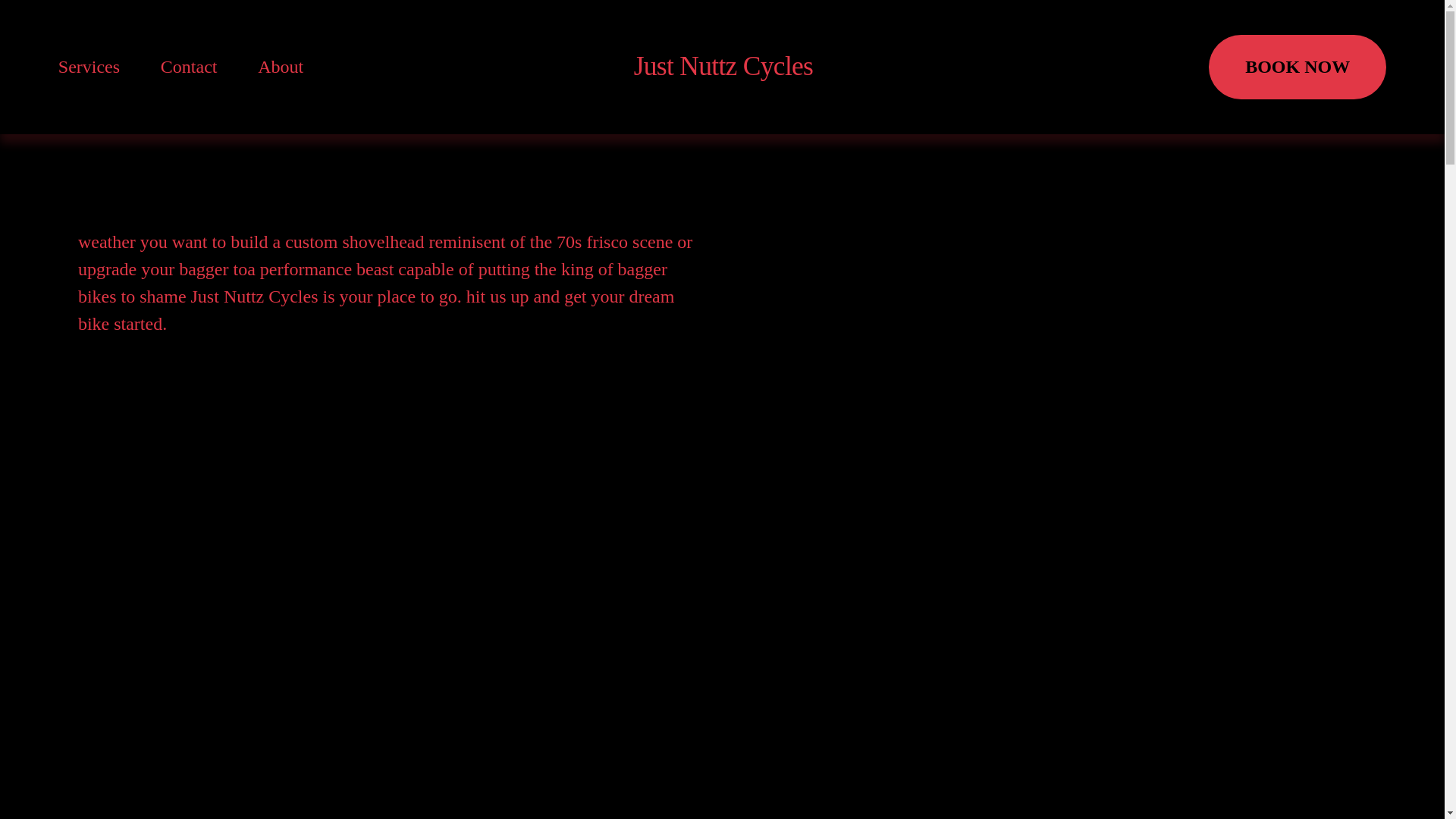 website screenshot of https://justnuttzcycles.com/