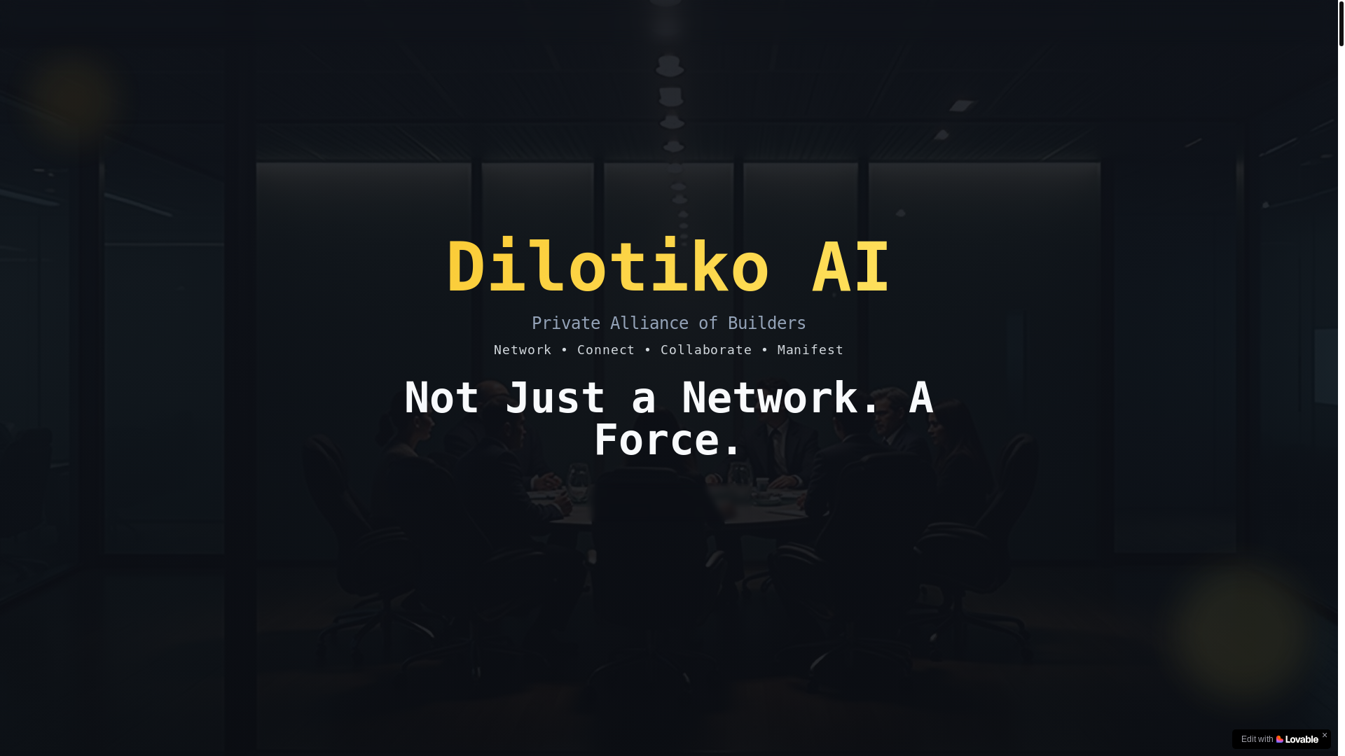 website screenshot of https://dilotikoainetwork.com/