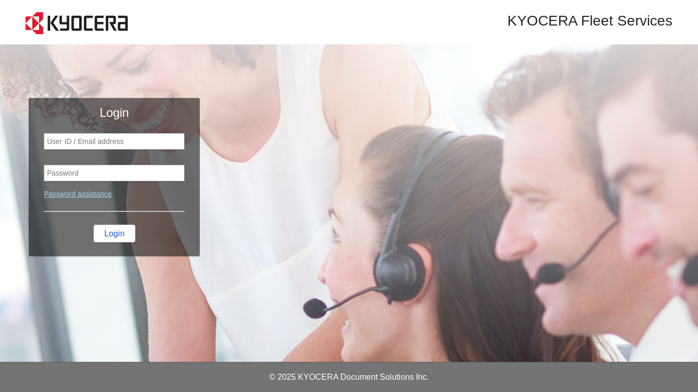 website screenshot of https://fs-us.kyocera.biz/Application/Announcement?id=02XTTCA