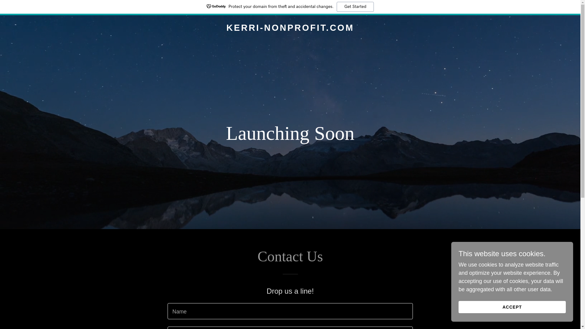 website screenshot of https://kerri-nonprofit.com/