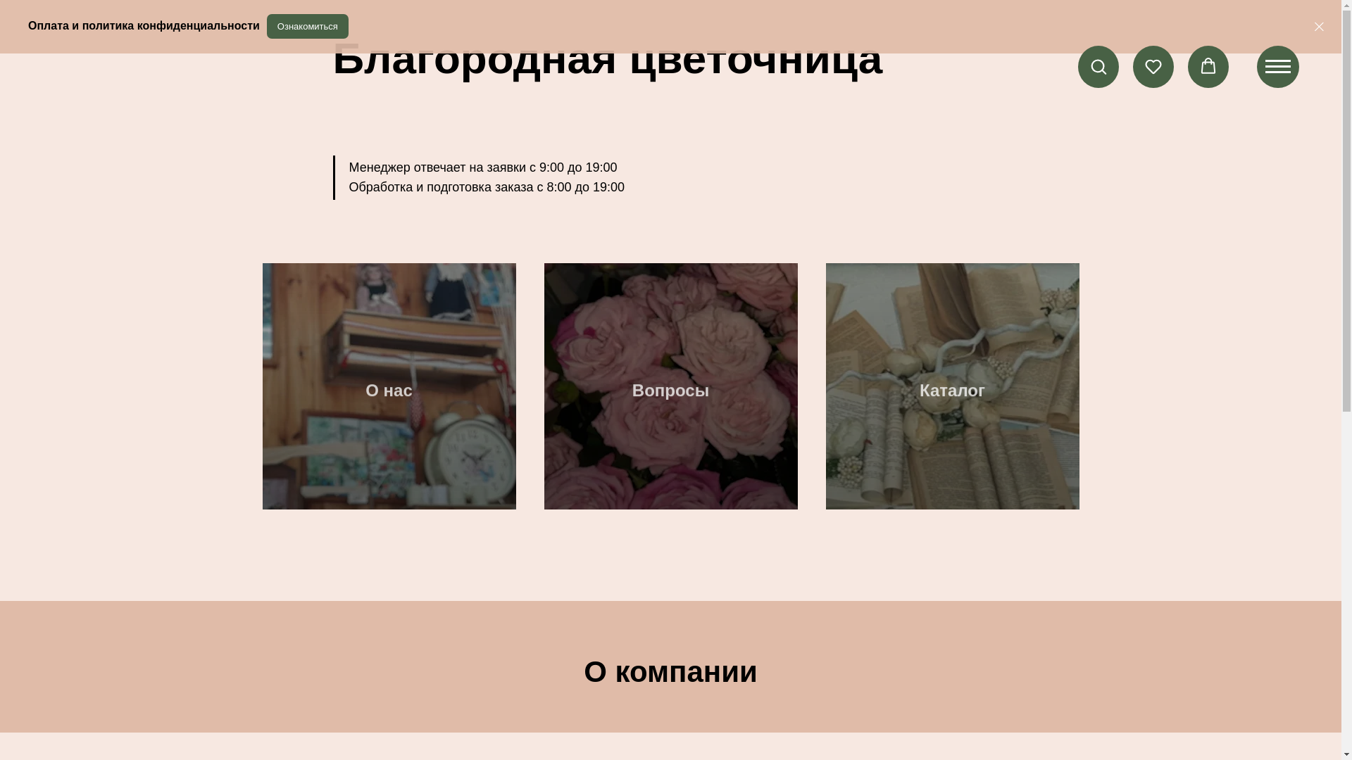website screenshot of https://blagorodnayasite.ru/