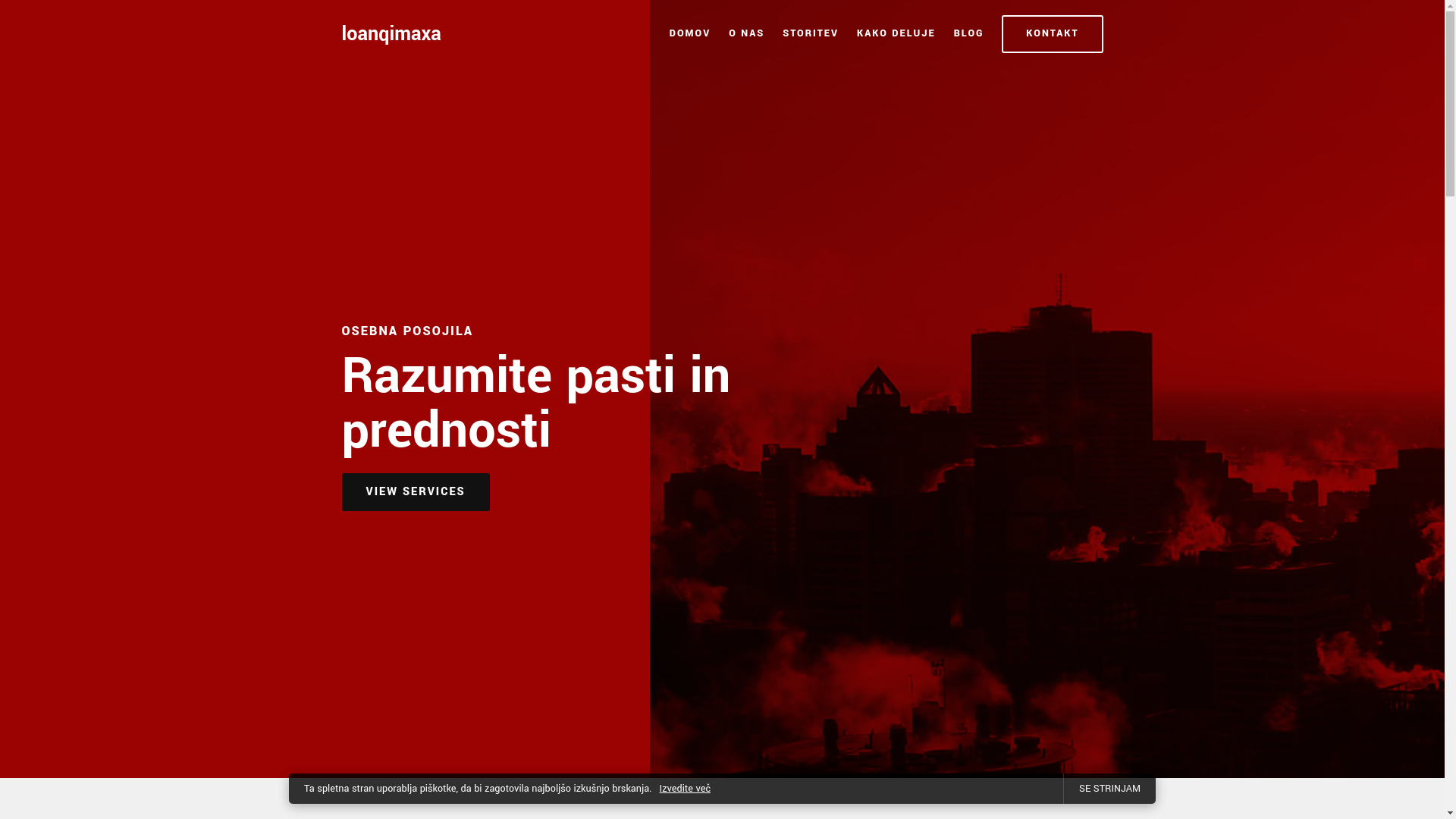 website screenshot of https://loanqimaxa.com/