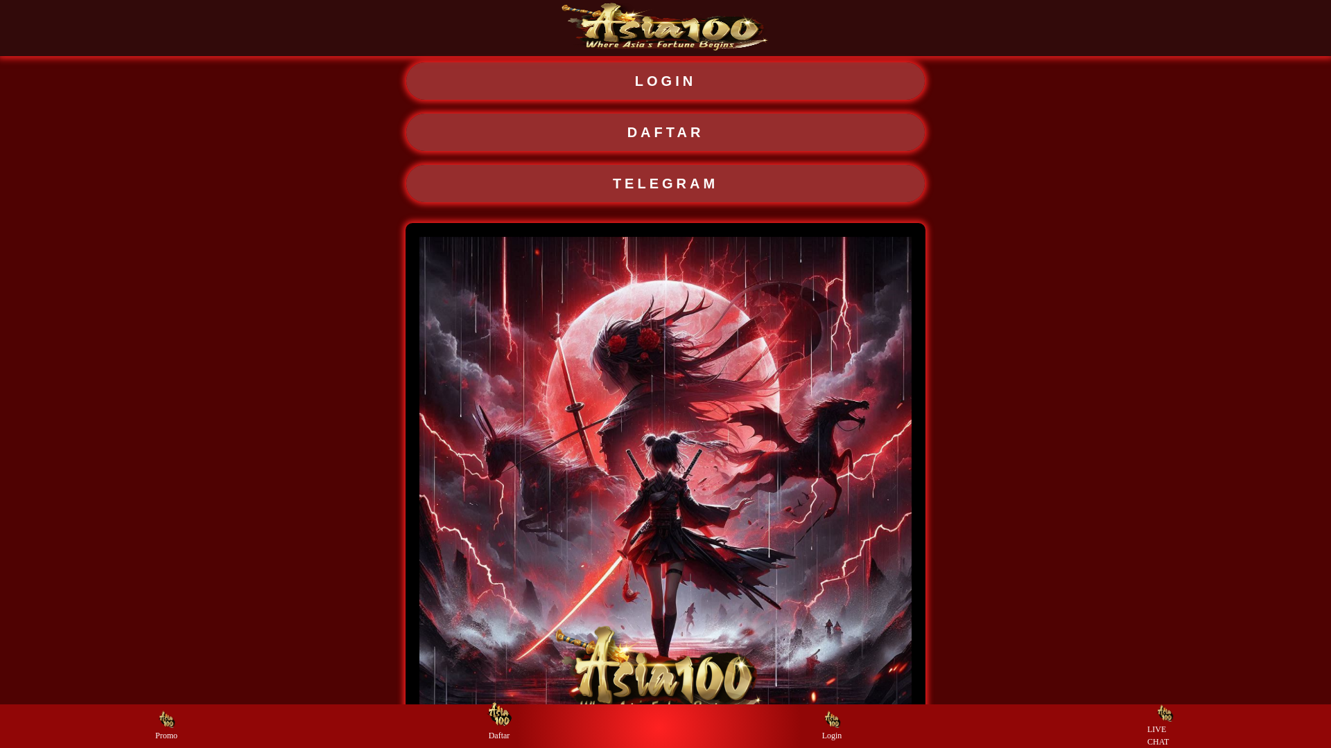 website screenshot of https://asia100-amp-hoki-cuan.pages.dev/