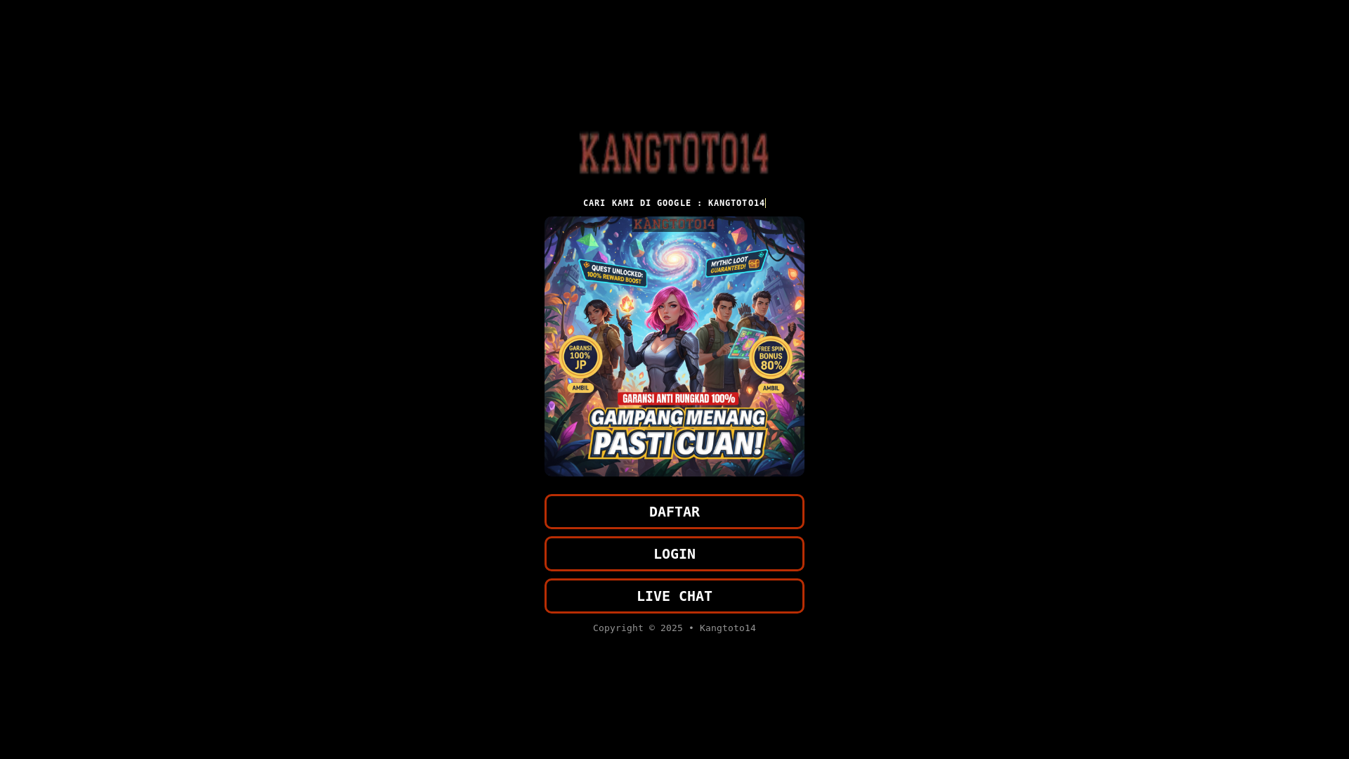 website screenshot of https://kangtoto14.pages.dev/