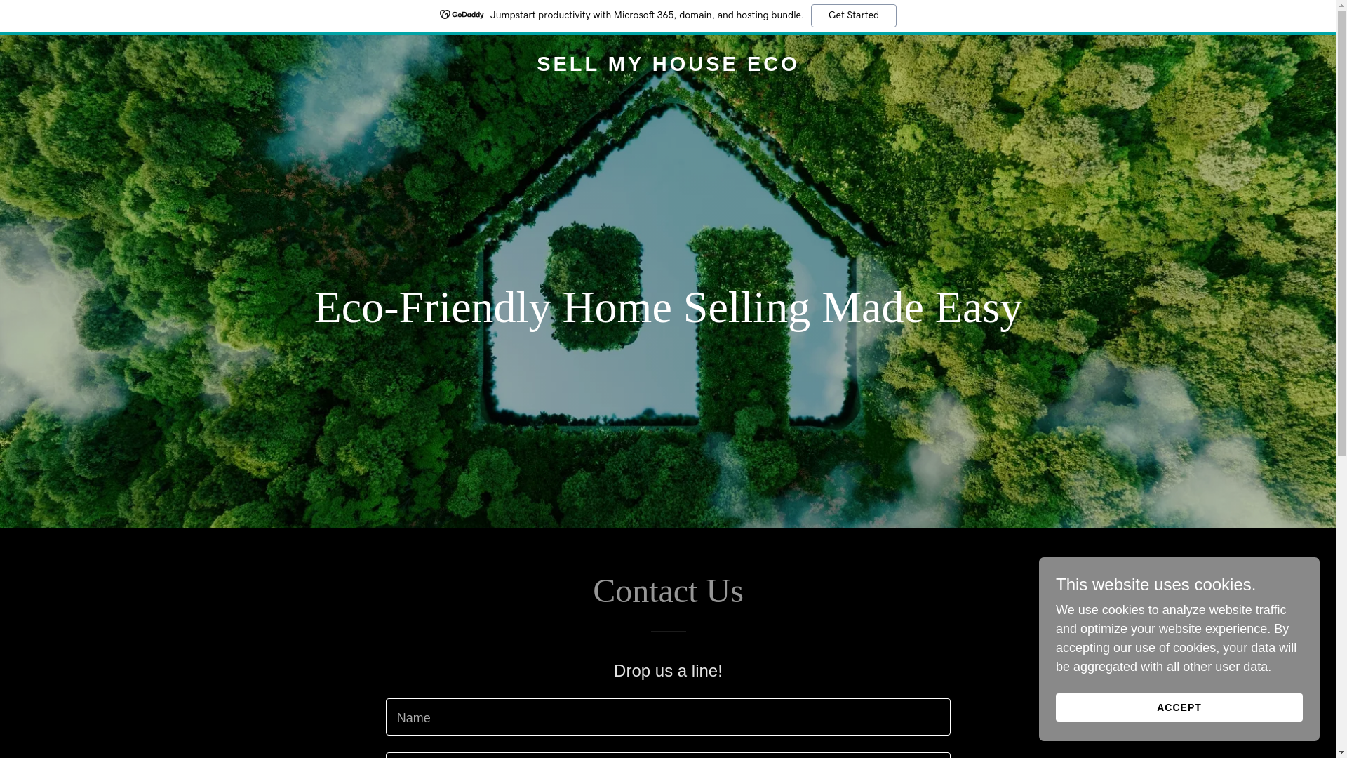 website screenshot of https://sellmyhouseeco.com/