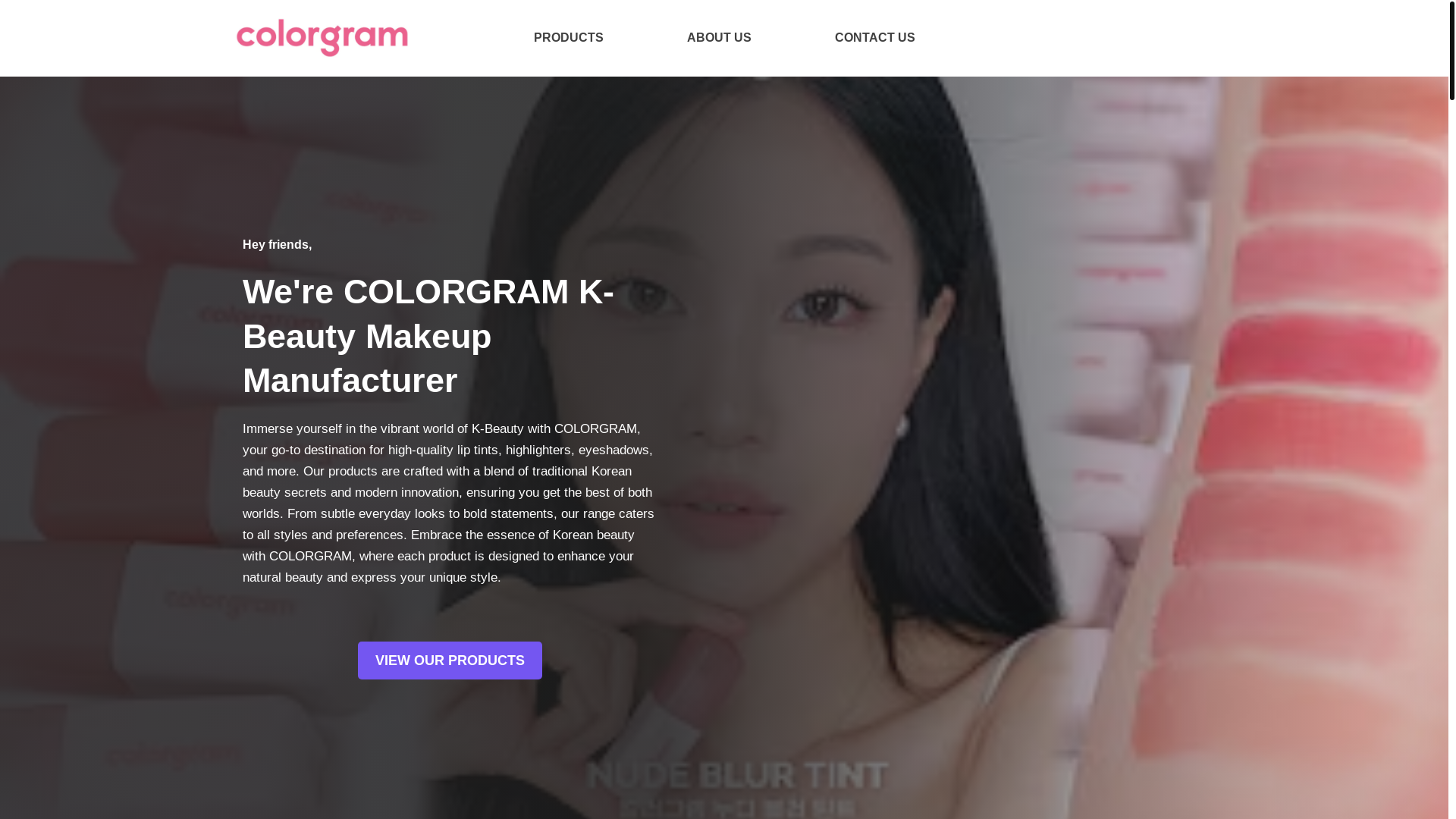 website screenshot of https://colorgraminc.com/