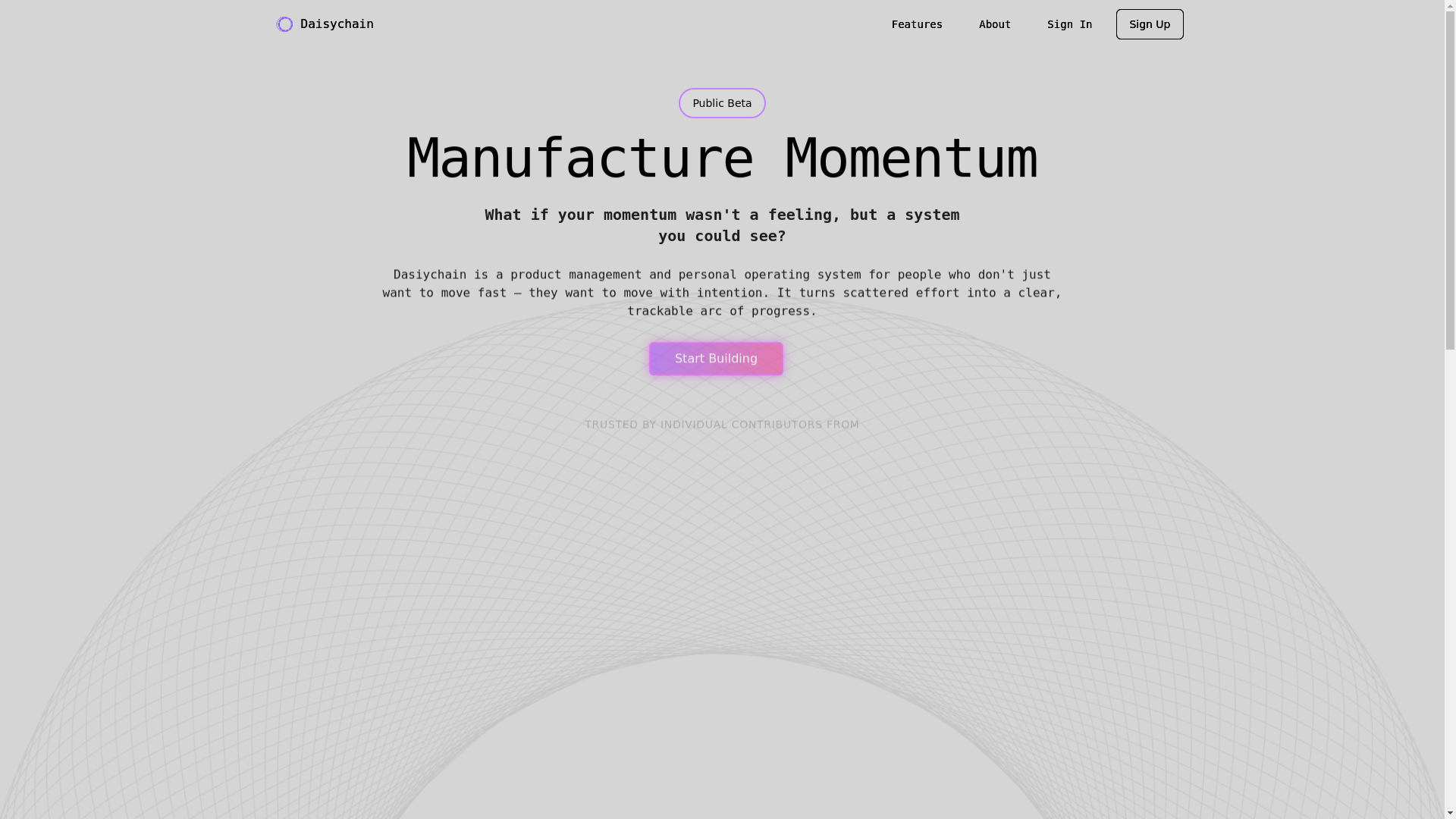 website screenshot of https://usedaisychain.com/