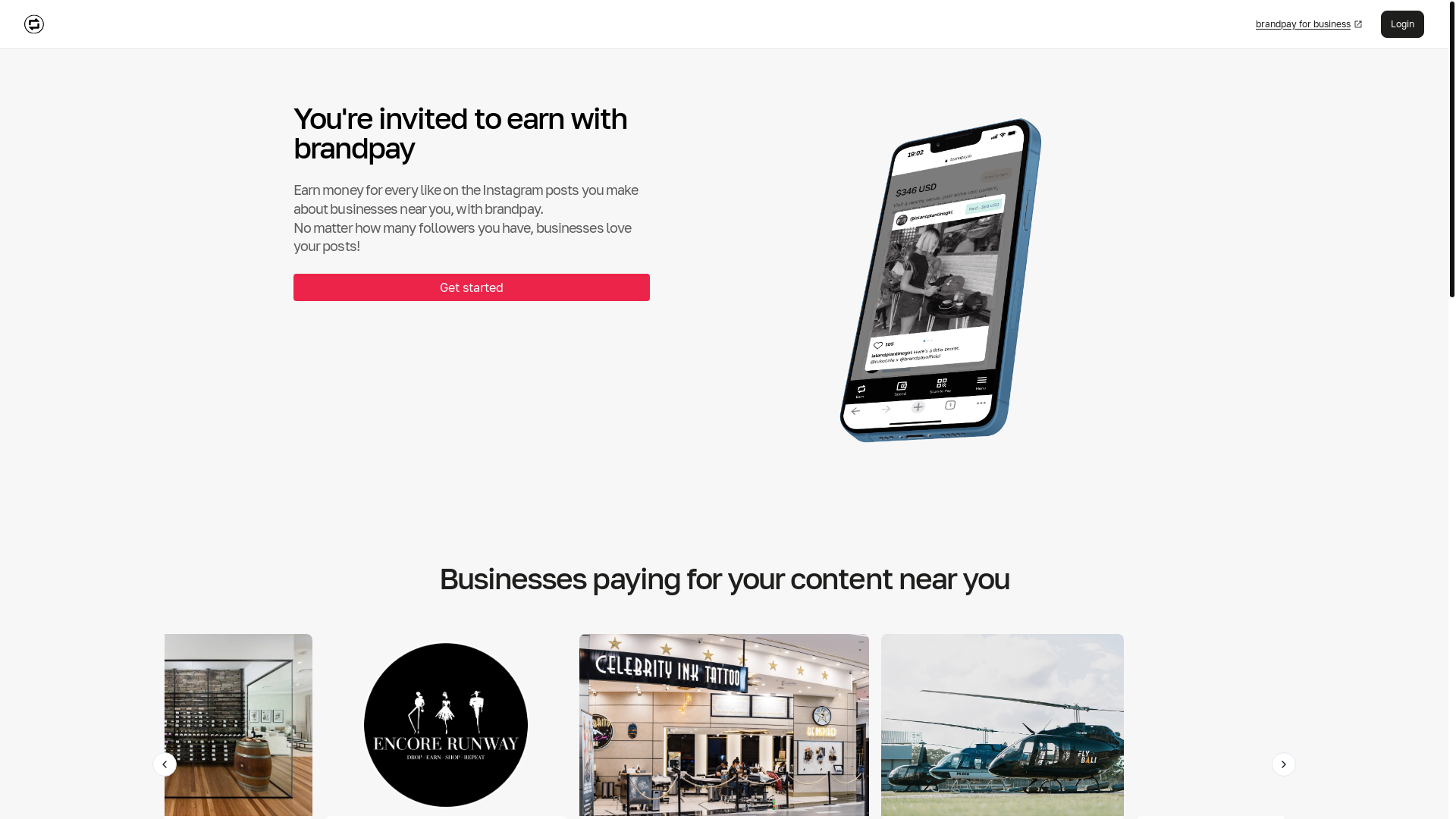 website screenshot of https://brandpaygroup.com/