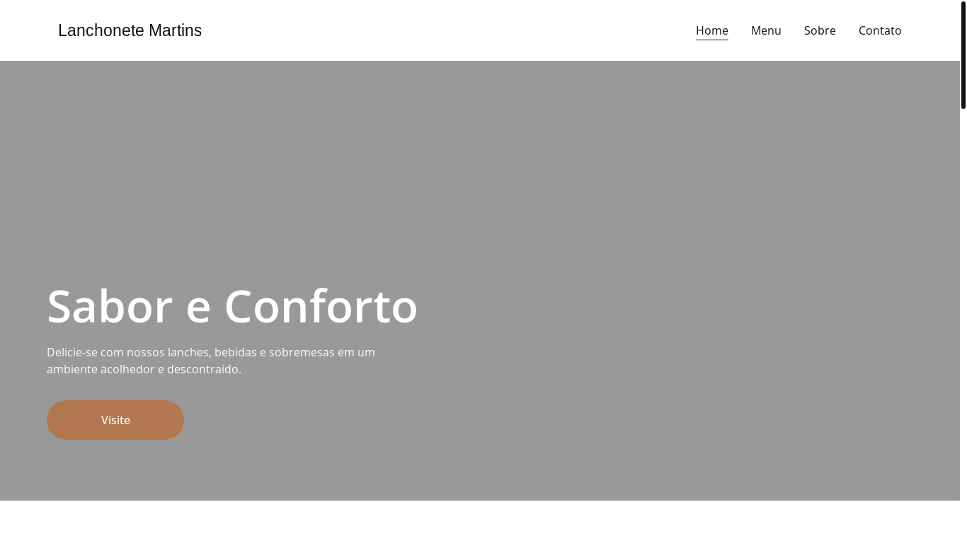 website screenshot of https://lanchonetemartins.shop/