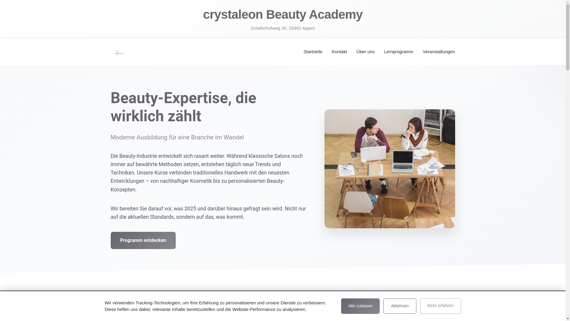 website screenshot of https://crystaleon.sbs/