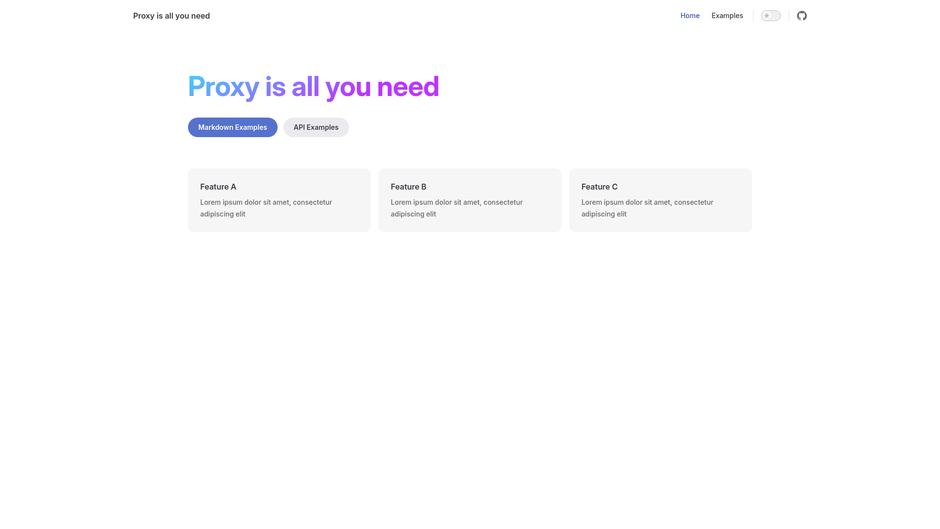 website screenshot of https://proxy-is-all-you-need.pages.dev/