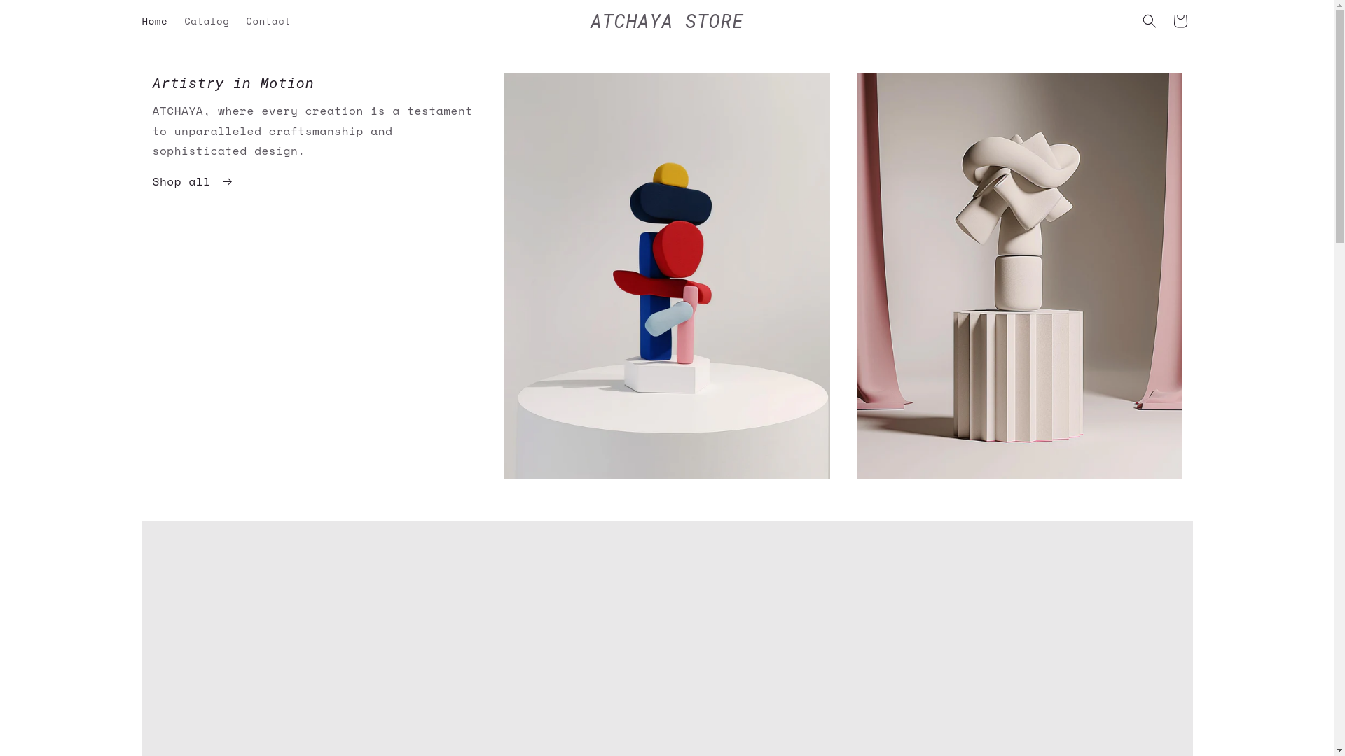 website screenshot of https://atchayastore.com/