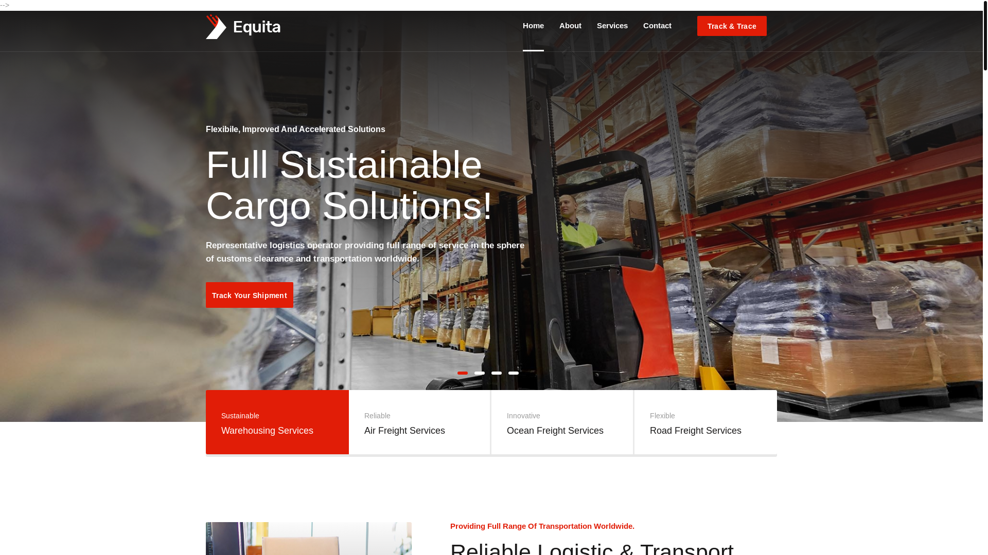 website screenshot of https://globalbasecargo.com/
