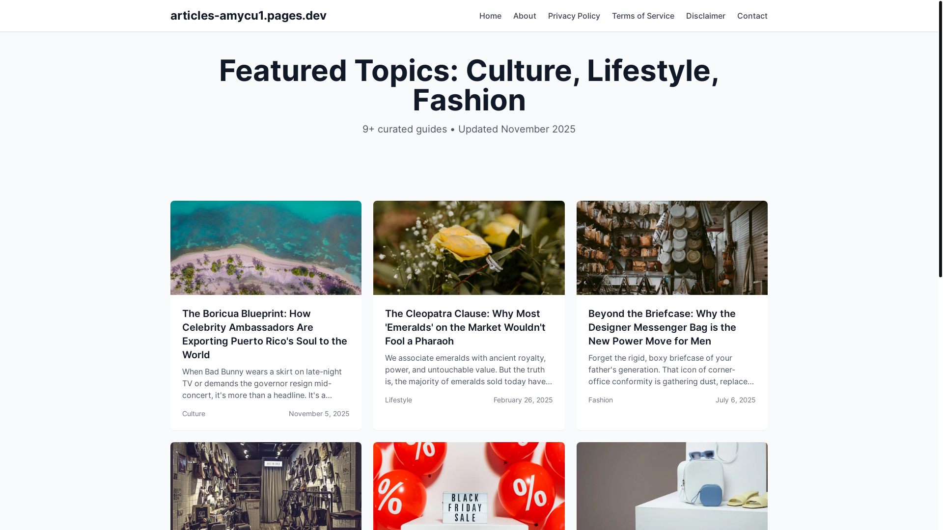 website screenshot of https://articles-amycu1.pages.dev/