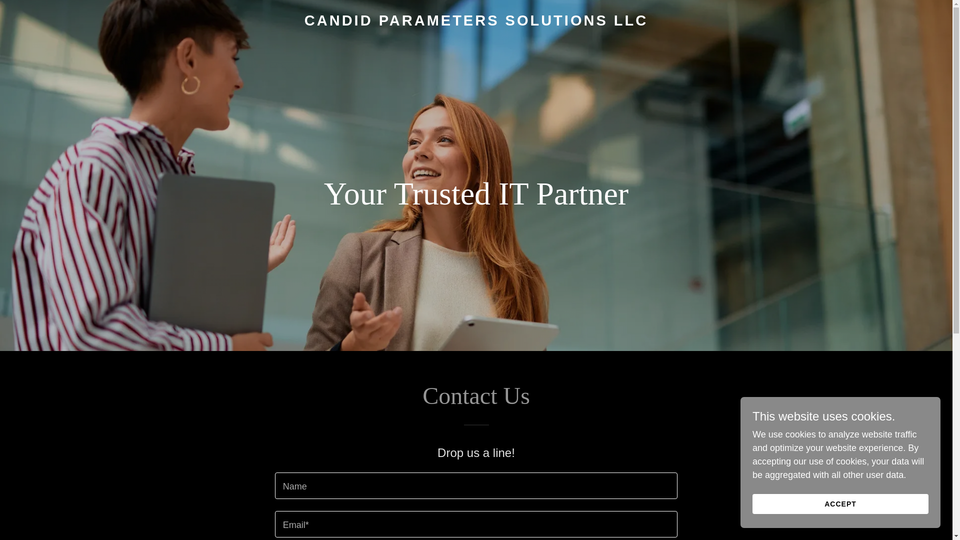 website screenshot of https://candidparameters.com/