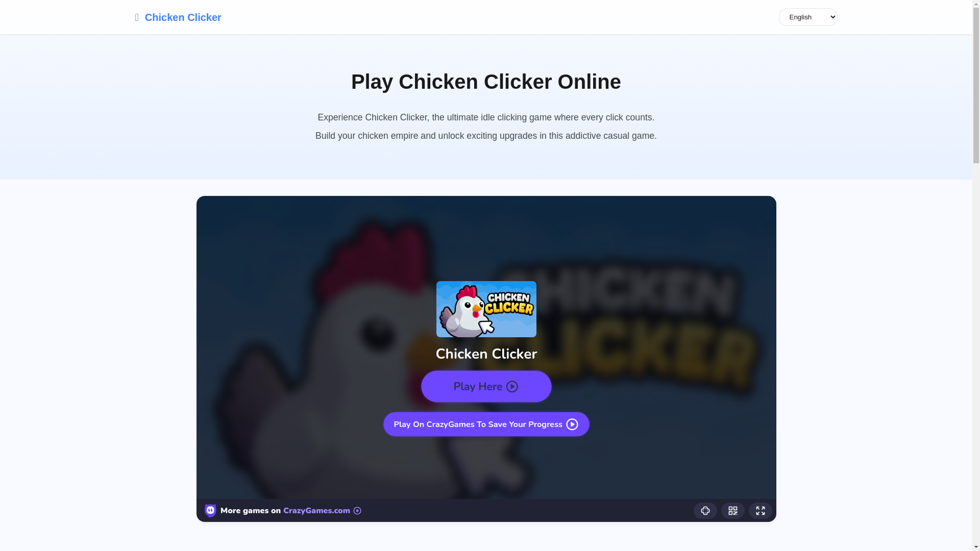 website screenshot of https://chicken-clicker.pages.dev/