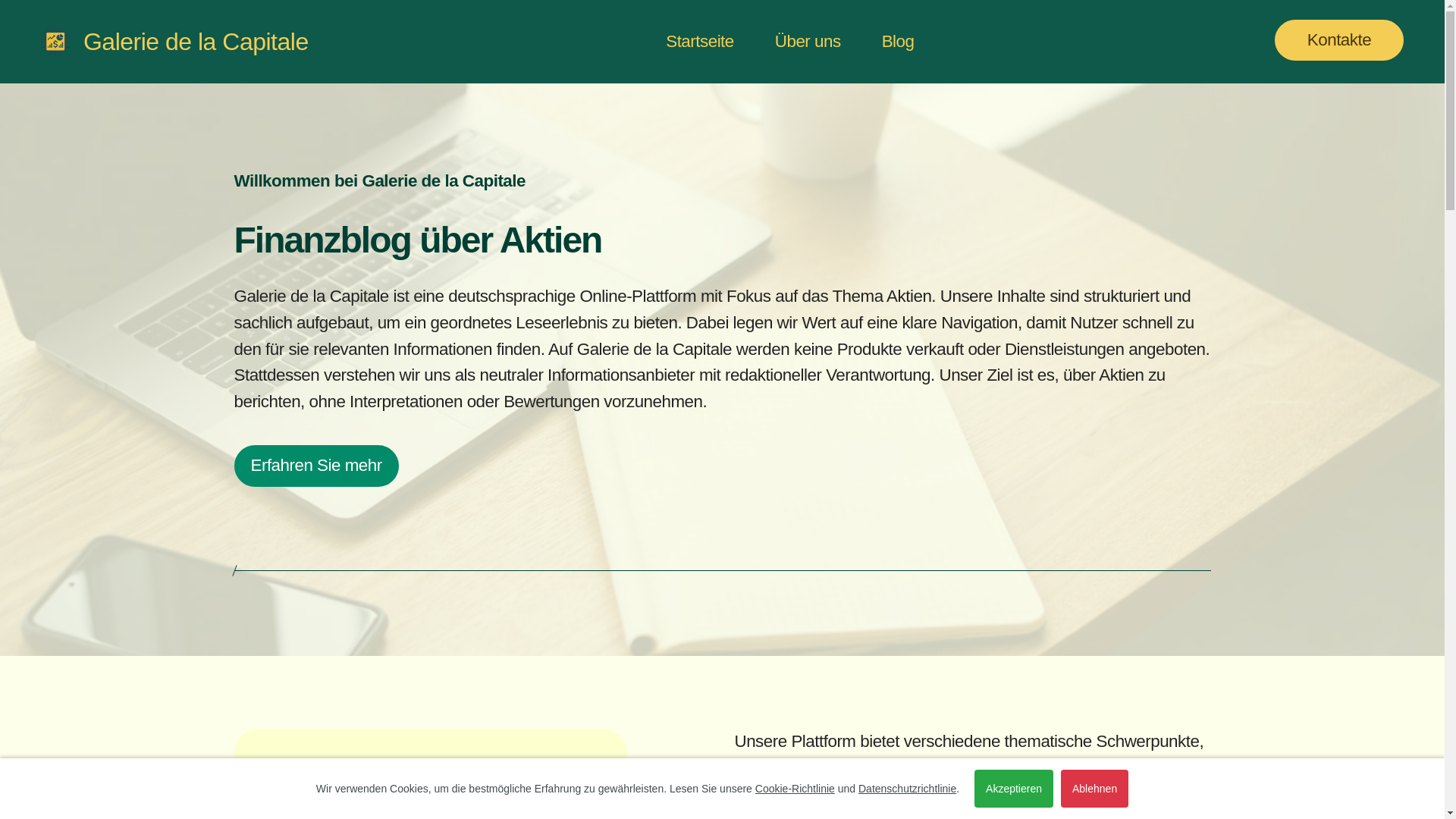 website screenshot of https://galeriedelacapitale.com/