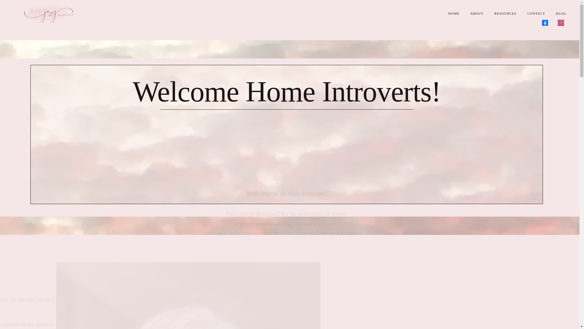 website screenshot of https://jesuisintrovert.com/