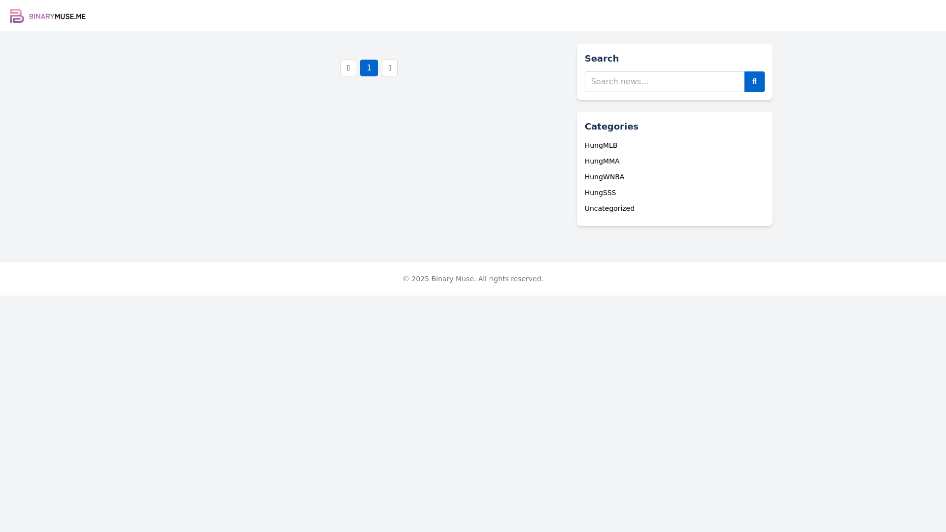 website screenshot of https://binarymuse.me/
