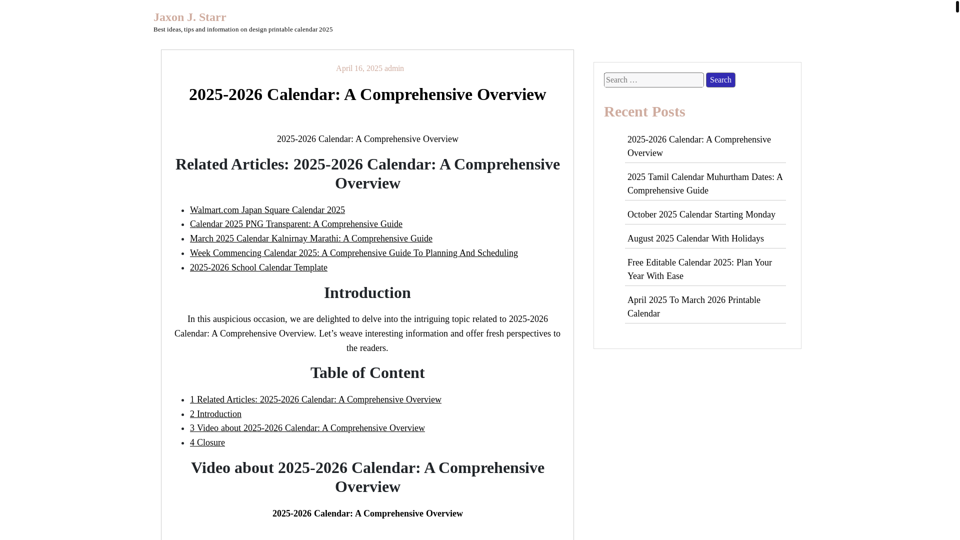 website screenshot of https://jaxonjstarr.pages.dev/