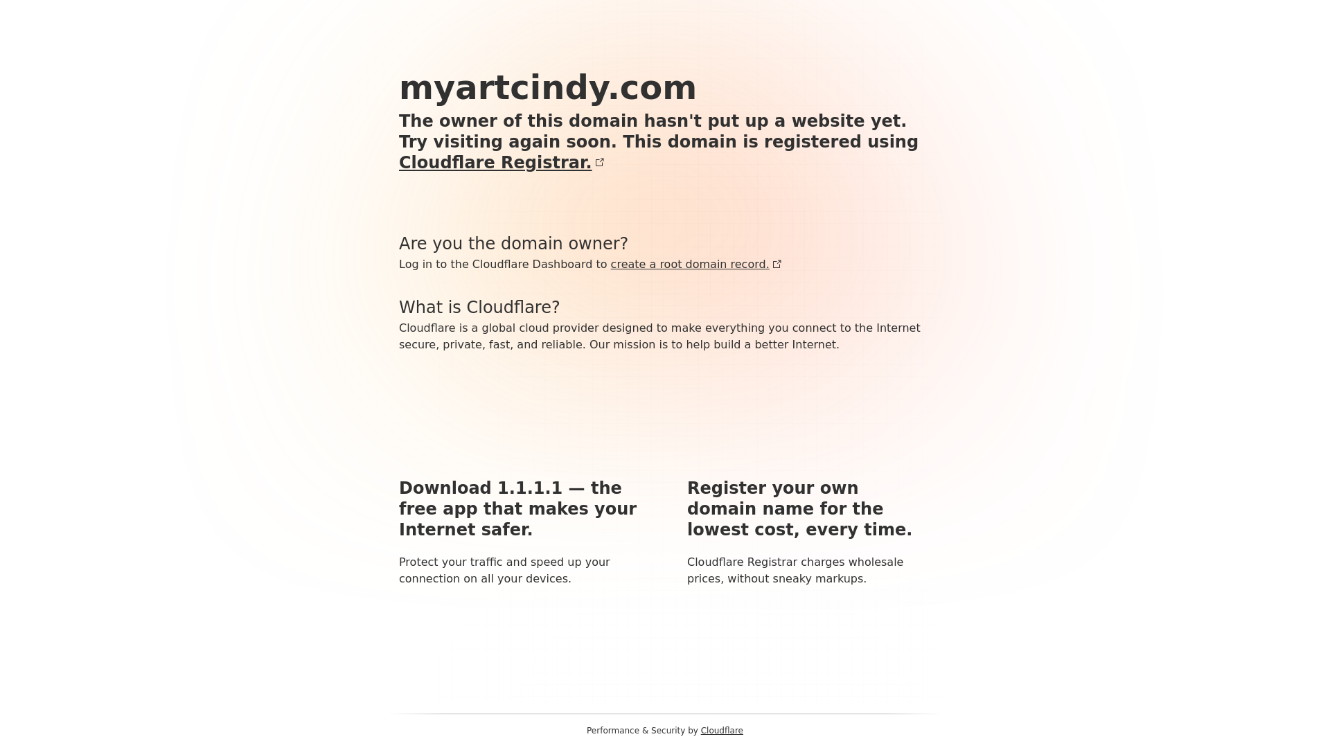 website screenshot of https://myartcindy.com/
