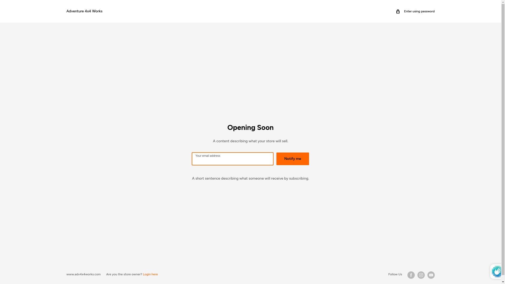 website screenshot of https://urnietagear.com/