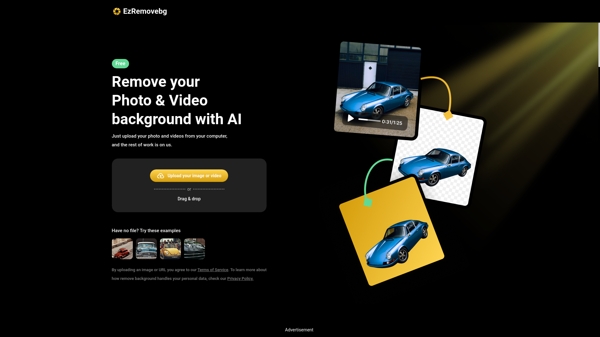 website screenshot of https://pr-ssr-ezvid-removebg.pages.dev/