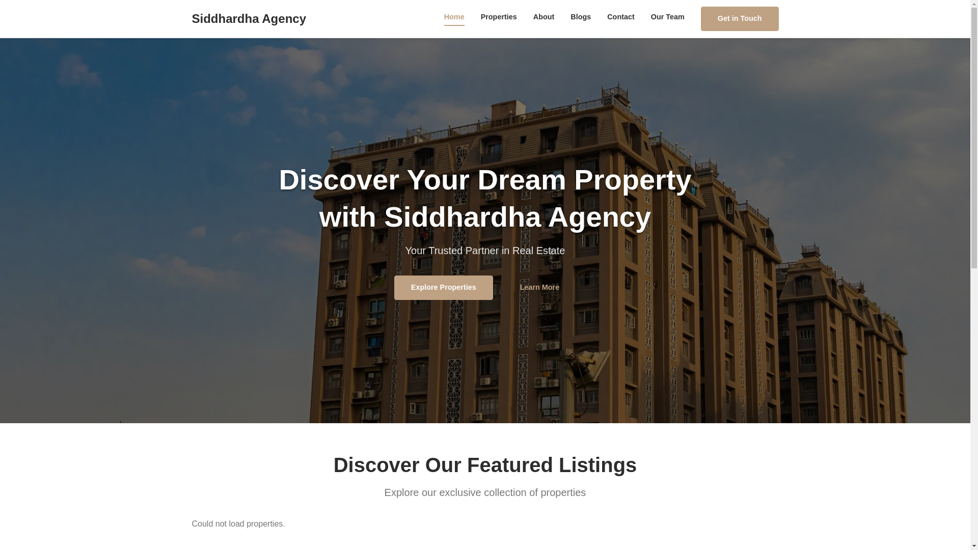 website screenshot of https://qapps-siddhardhaagency-zucak.pages.dev/
