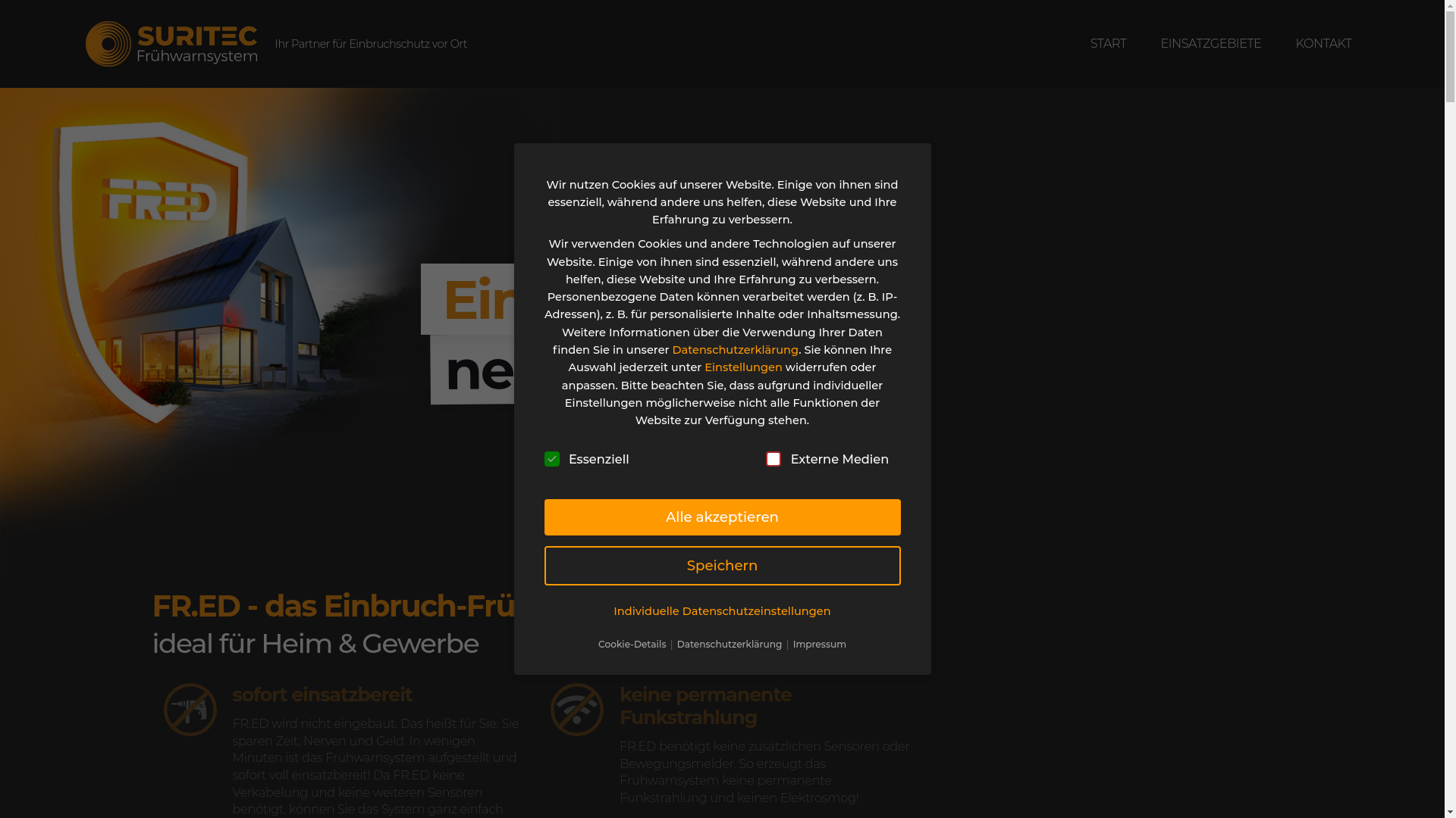 website screenshot of https://321sicher.de/