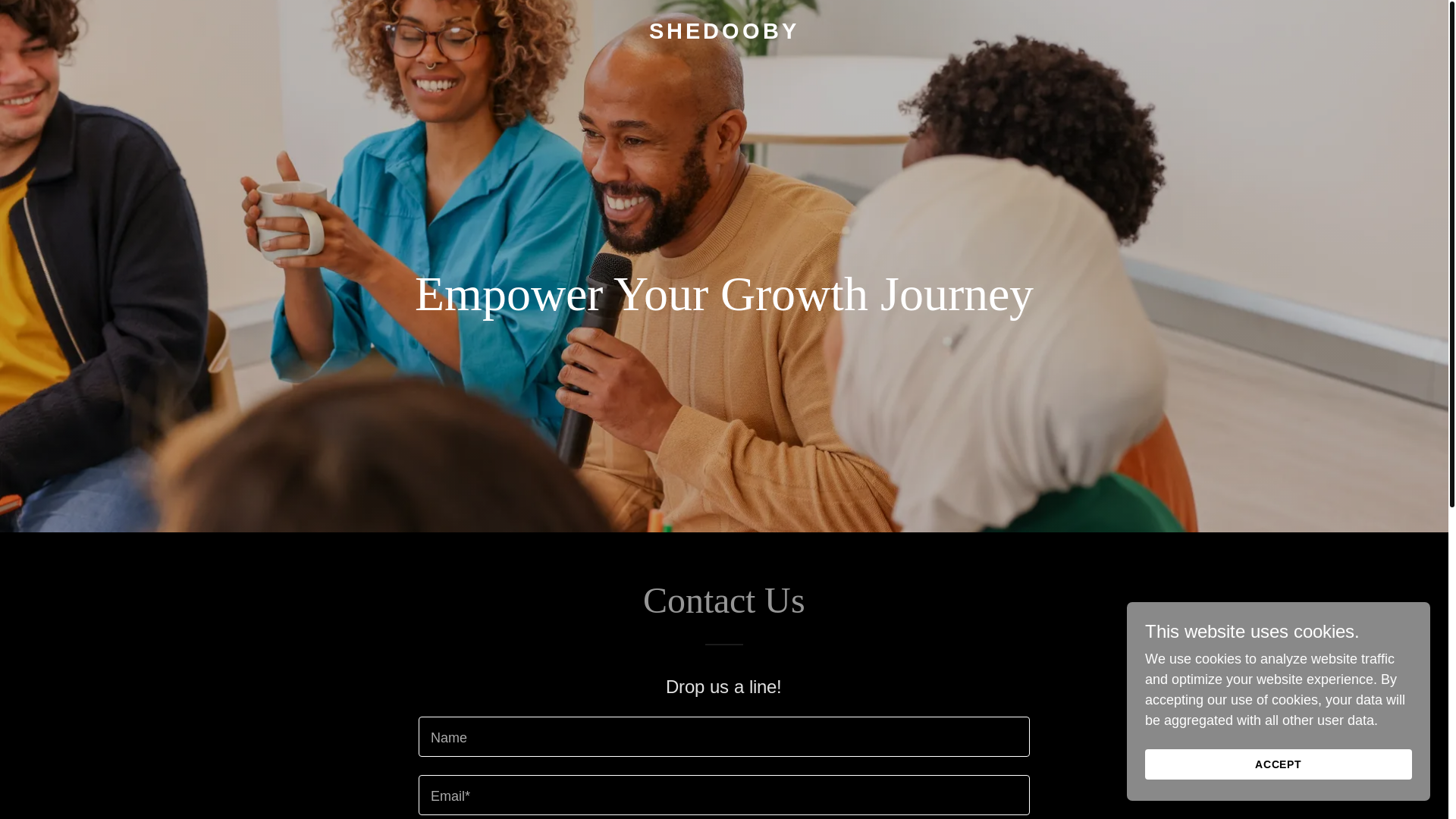 website screenshot of https://shedooby.com/