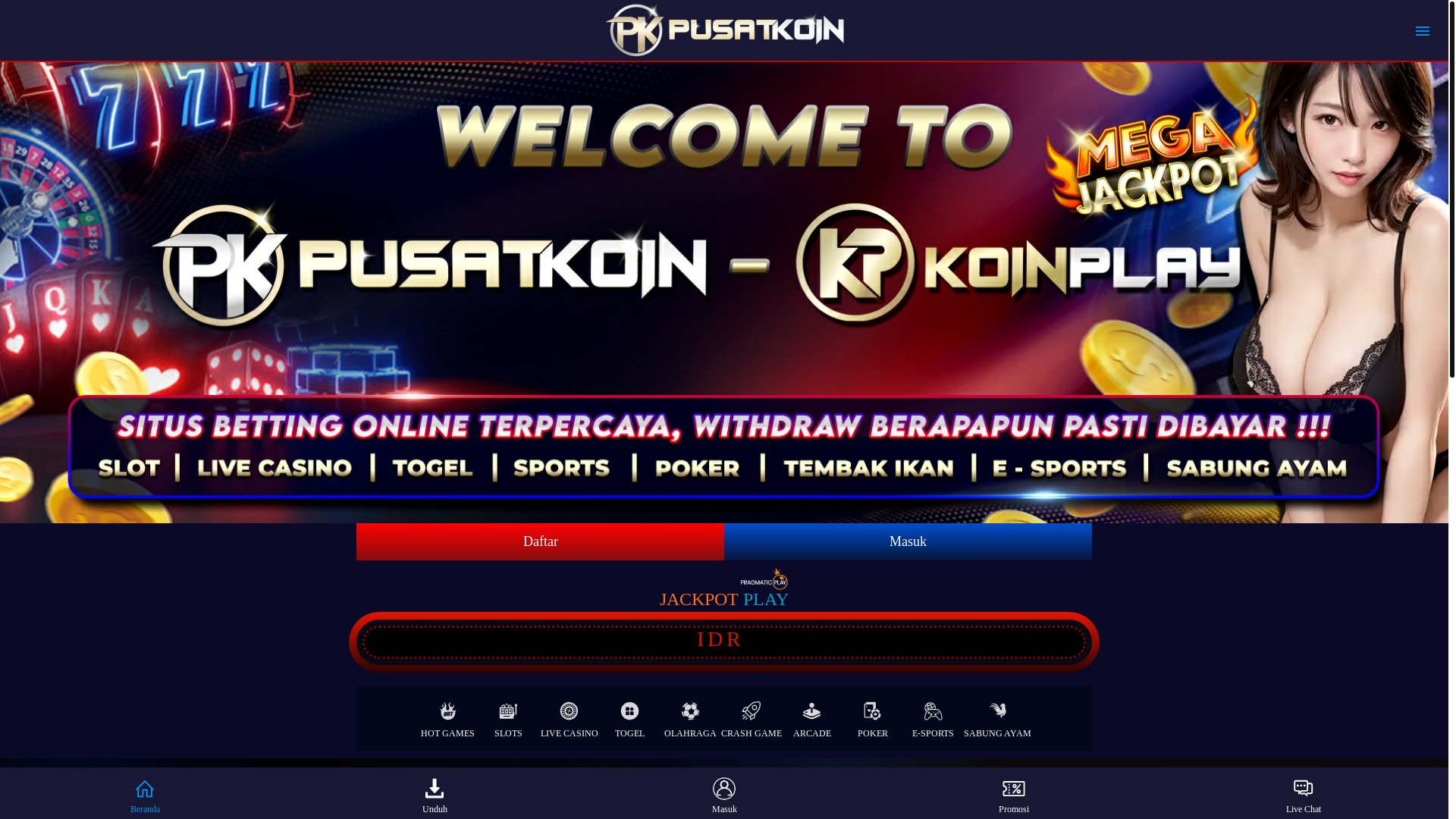 website screenshot of https://pusatamp14.pages.dev/