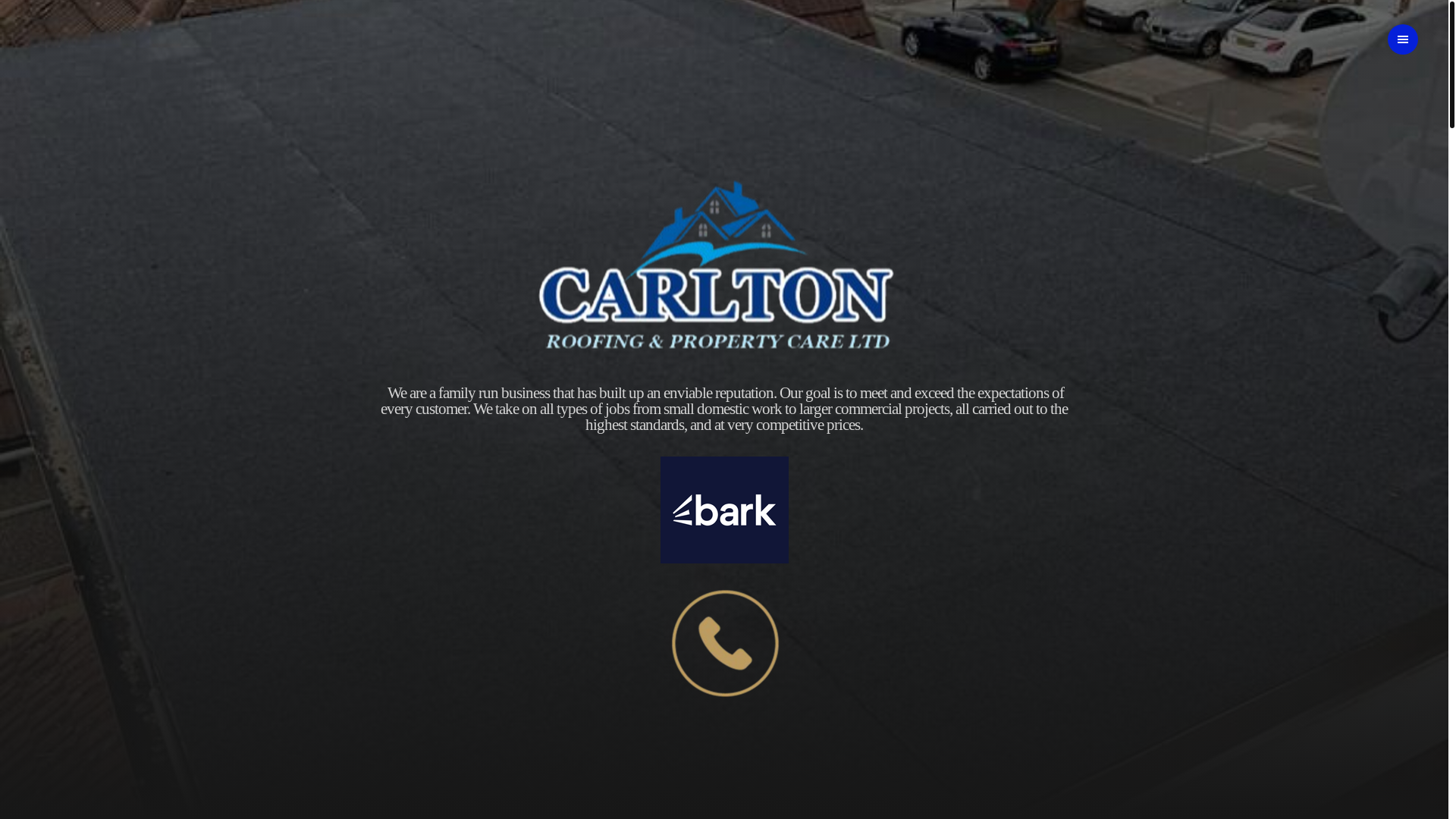 website screenshot of https://carltonroofingandproperty.co.uk/