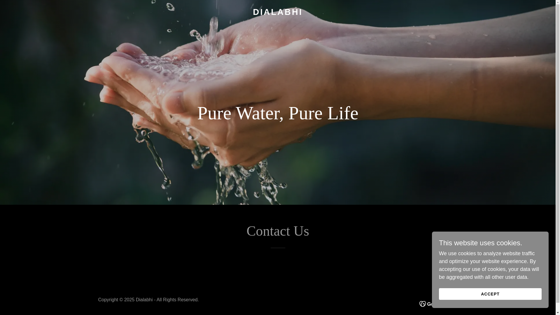 website screenshot of https://dialabhi.in/