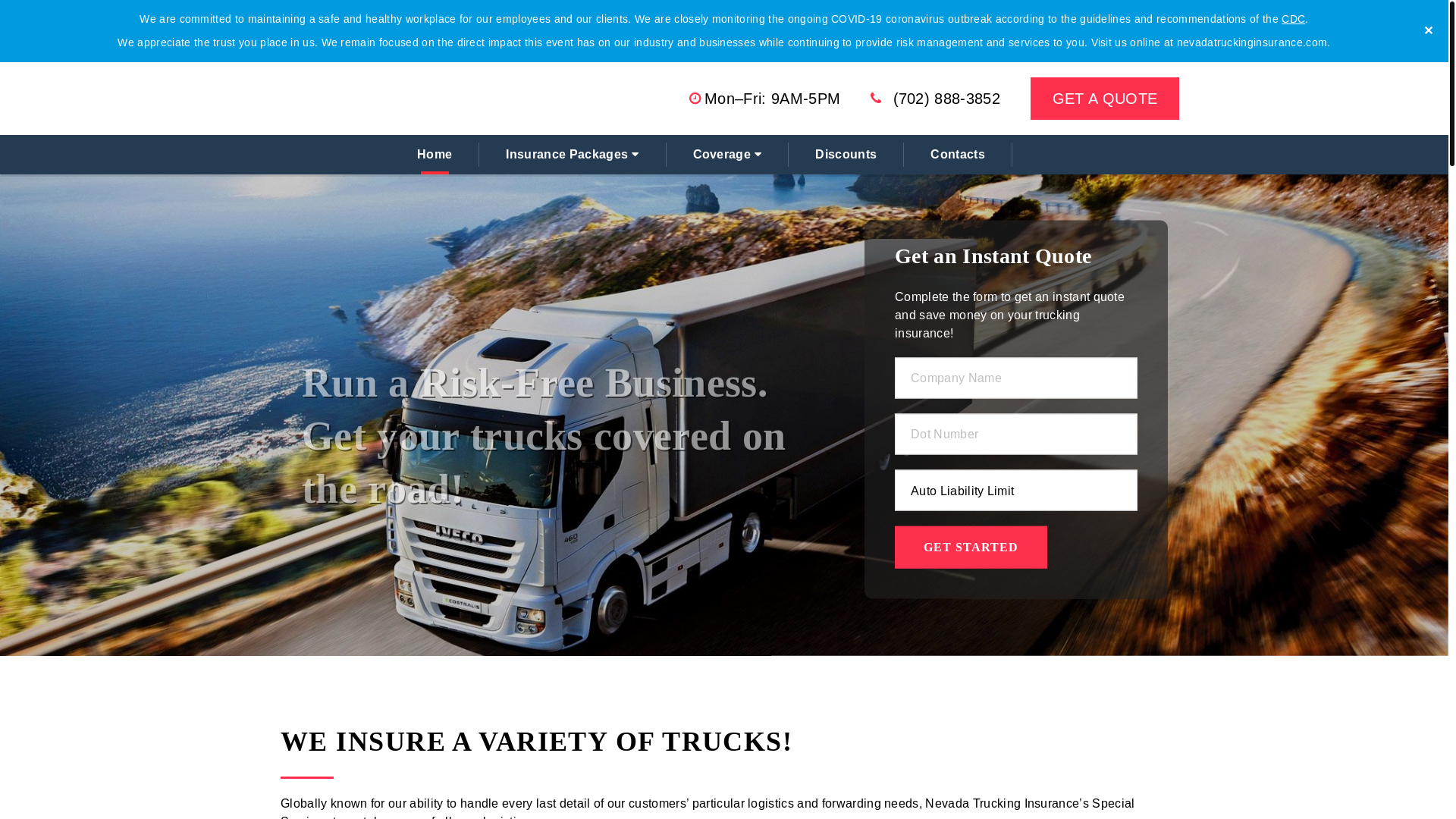 website screenshot of https://nevadatruckinsurance-5lk.pages.dev/