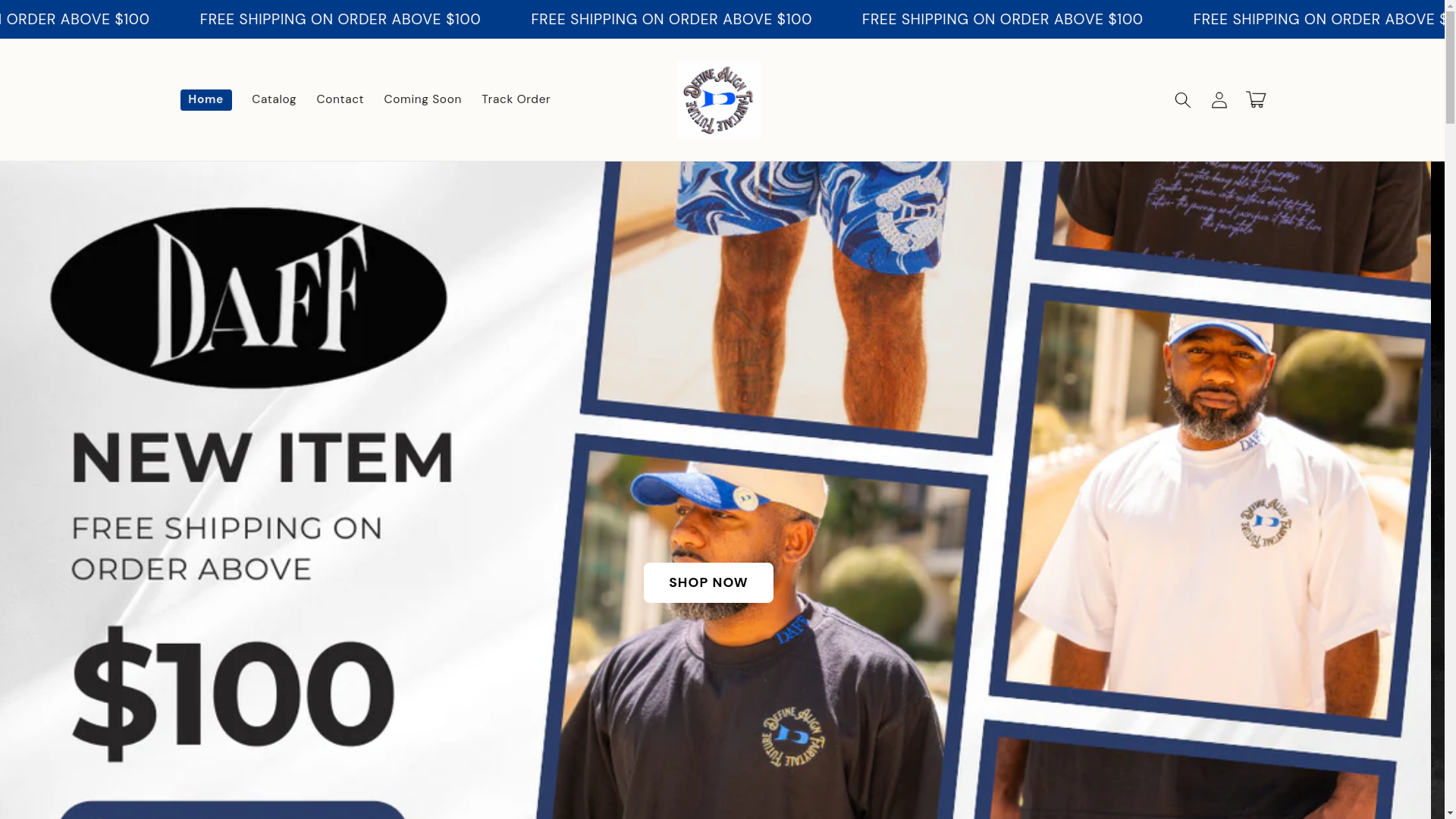 website screenshot of https://daffcollective.com/