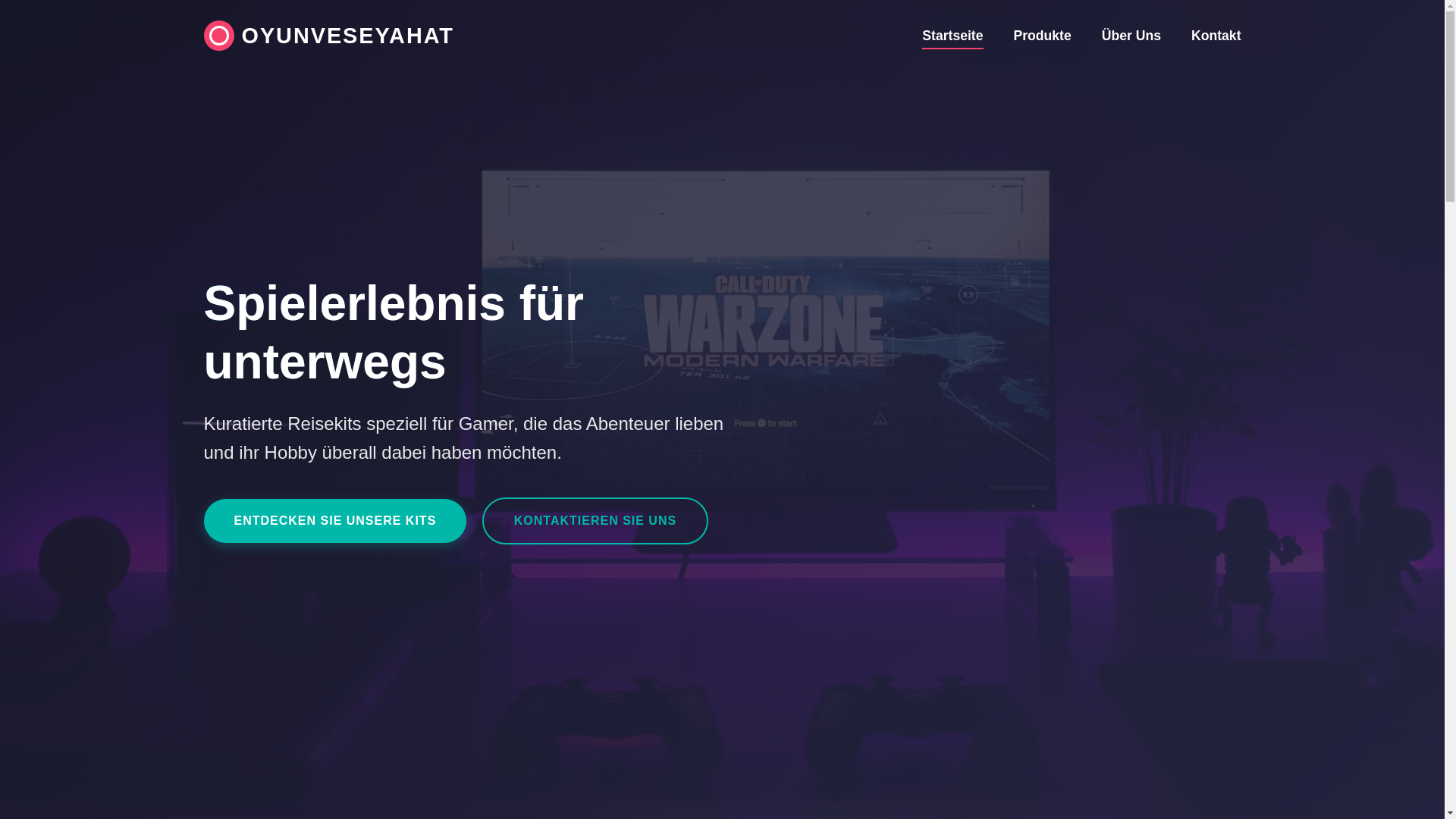 website screenshot of https://oyunveseyahat.com/