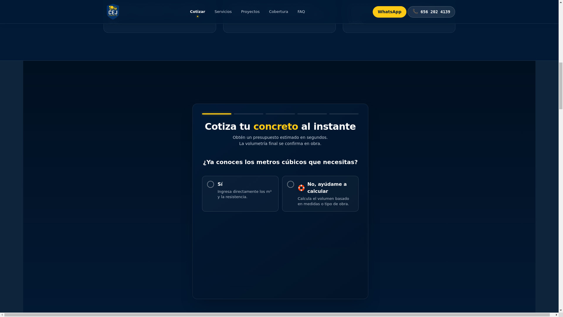 website screenshot of https://concretodejuarez.com/
