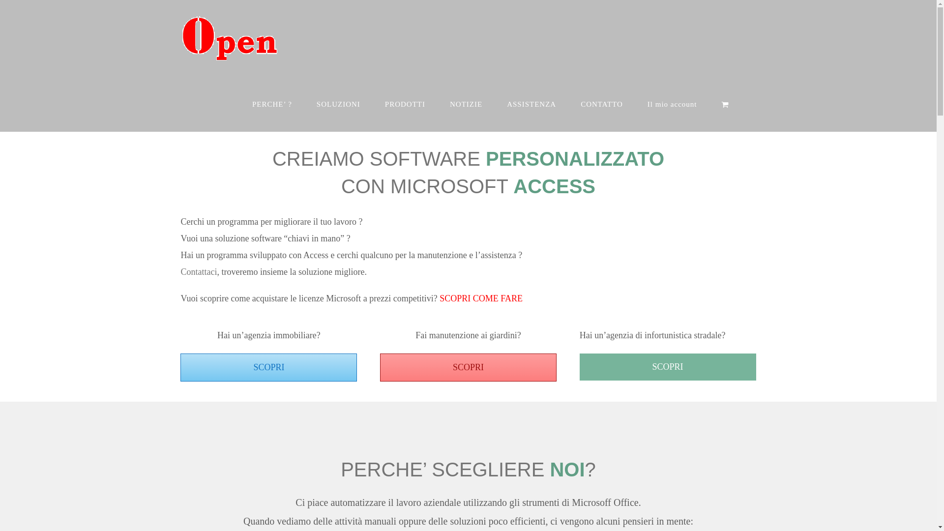 website screenshot of https://open.it