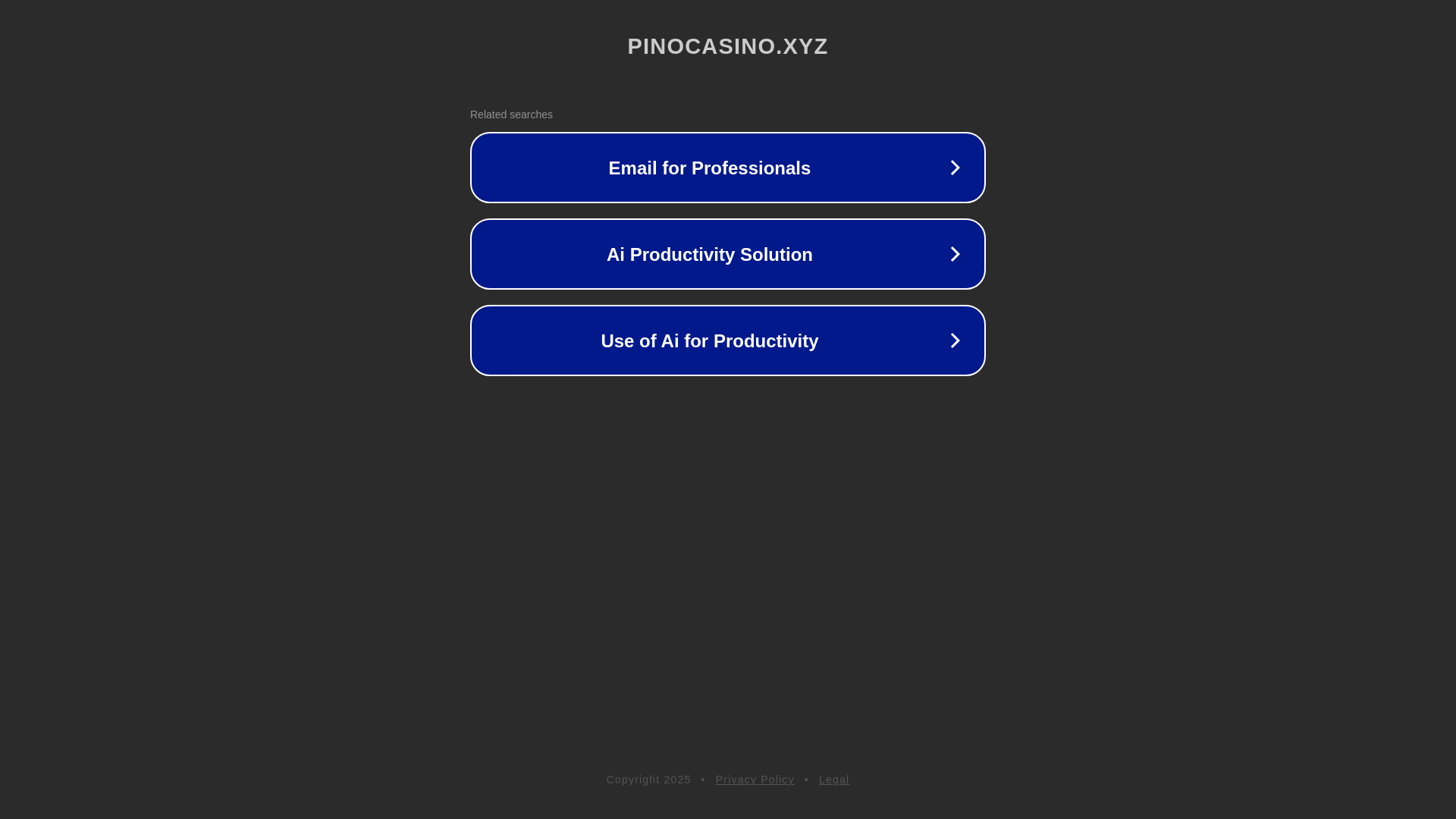 website screenshot of https://pinocasino.xyz/